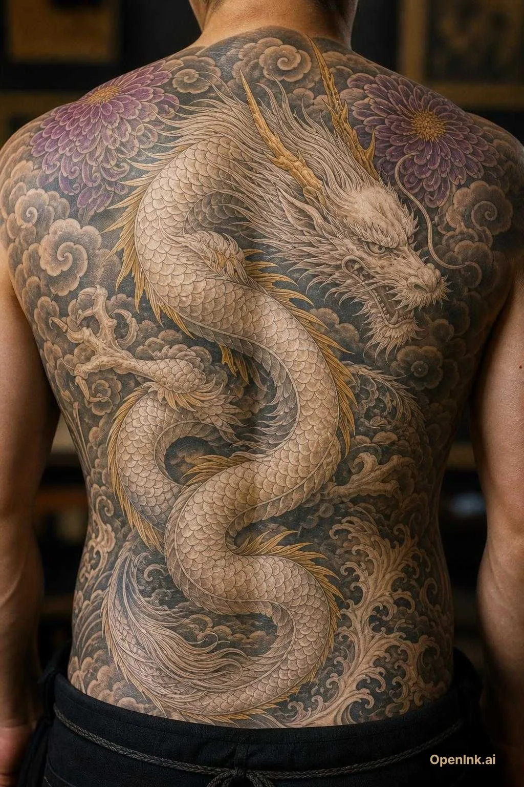 представлен Белый Рю (Haku-ryu). Центральный образ: Величественный белый...
