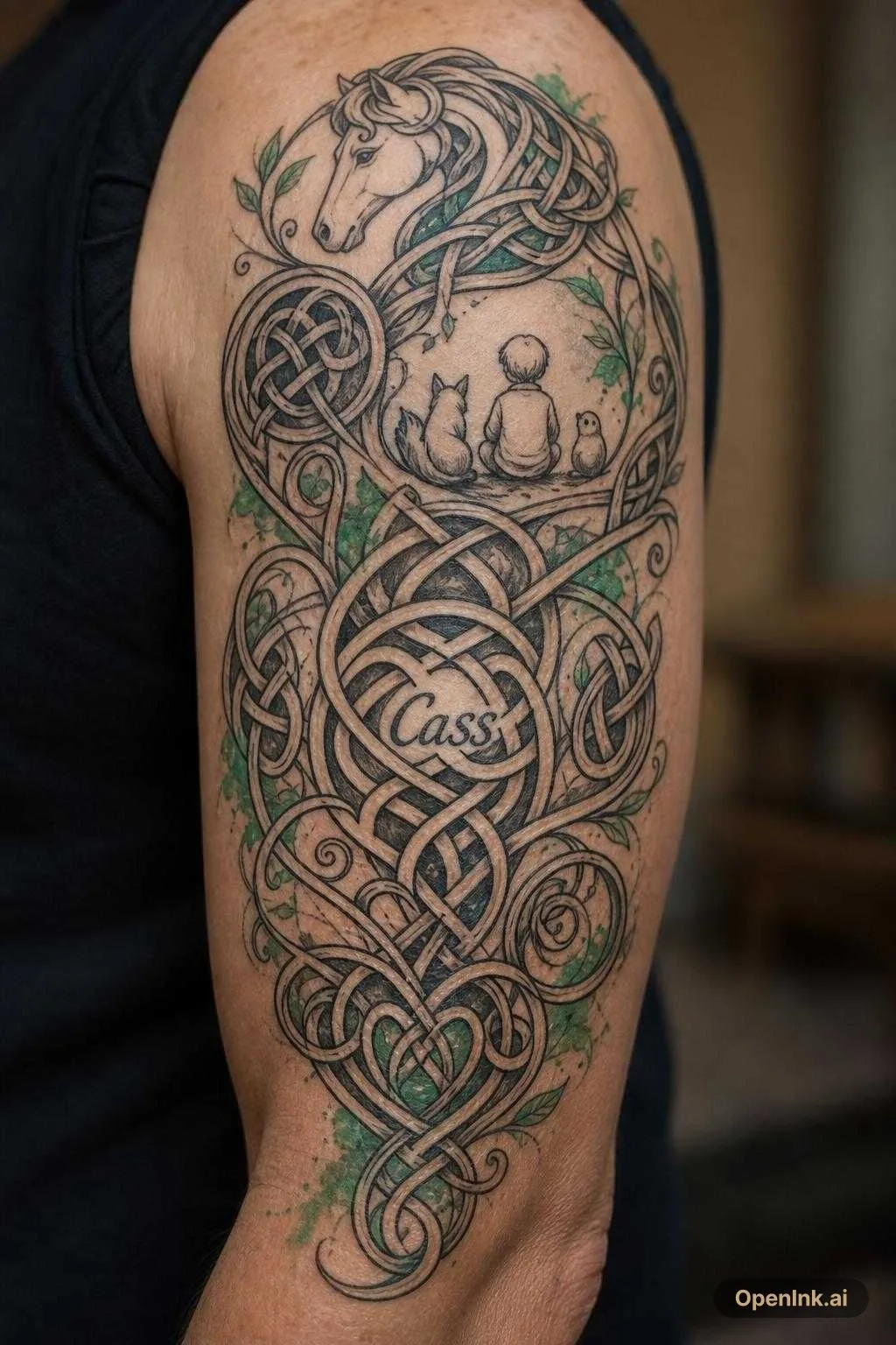 This is a memorial tatoo for an equine partner I lost in 2022. I want the...