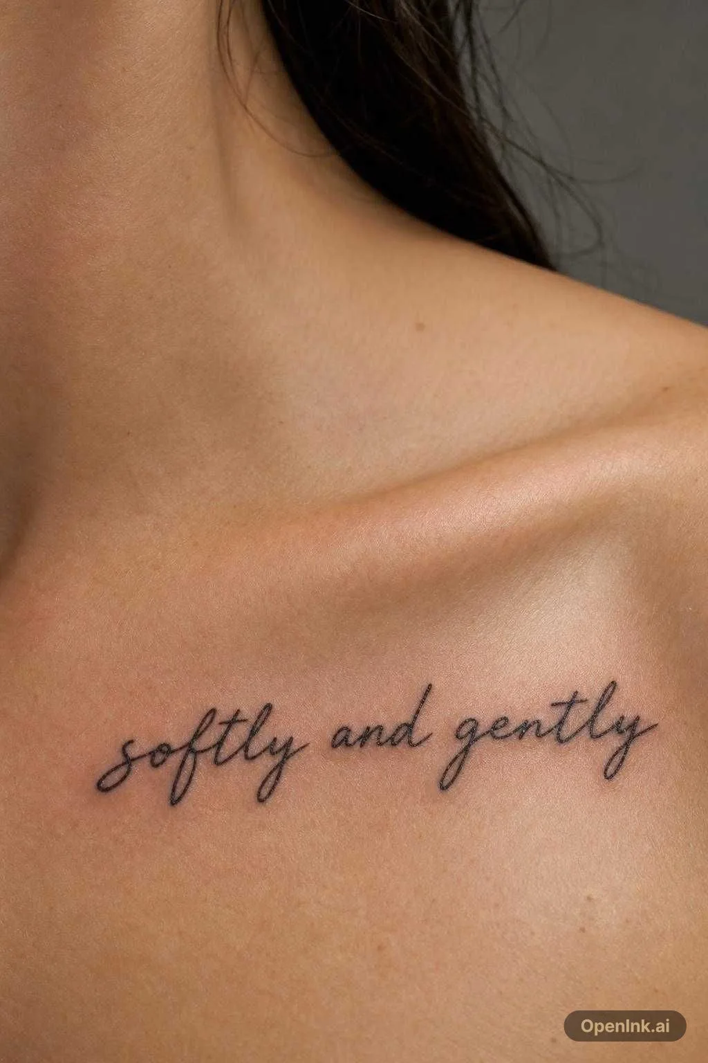 softly and gently