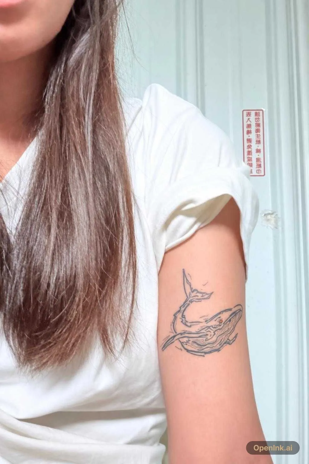 紋身上身預覽作品