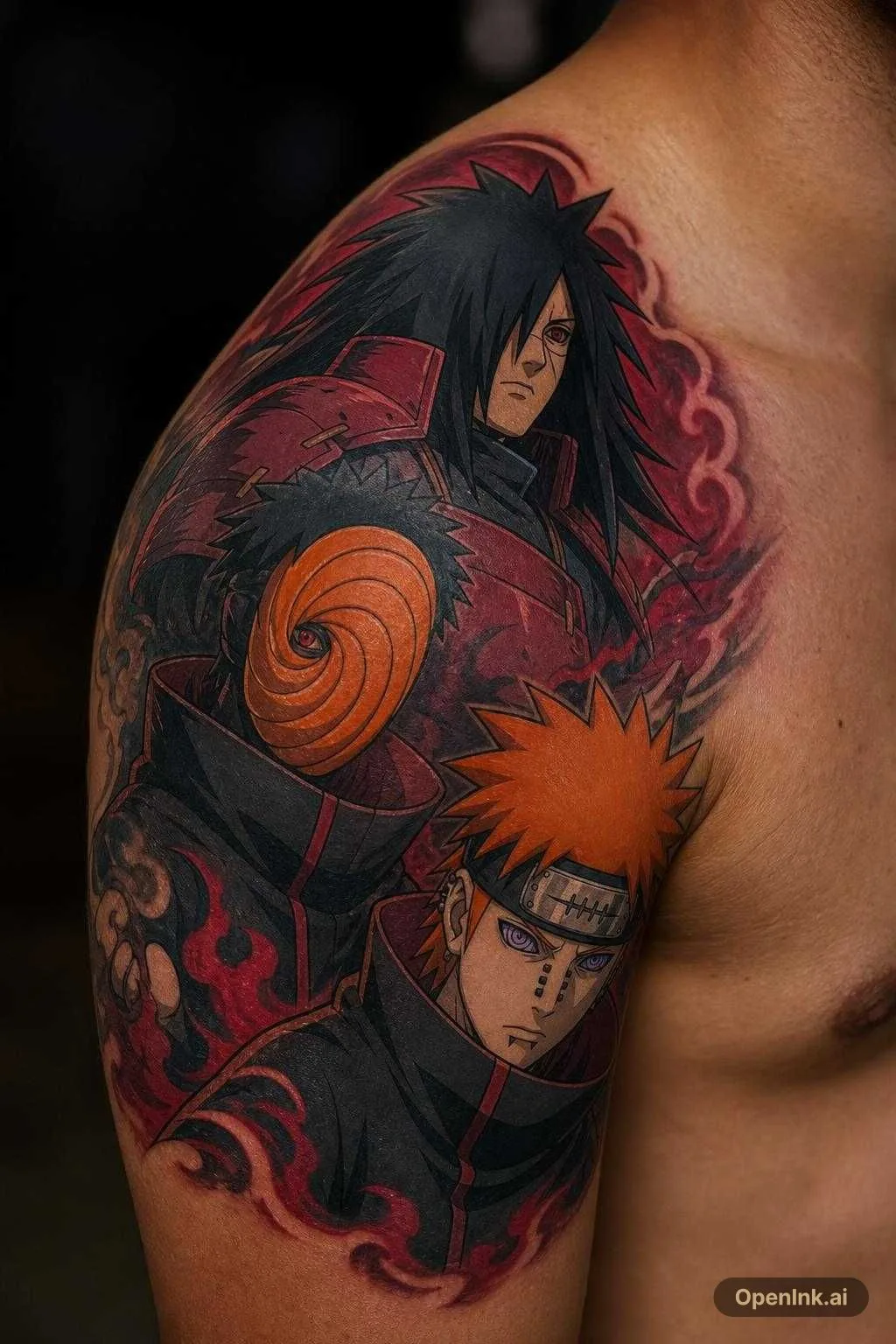 I would like a tattoo with Madara obito and pain