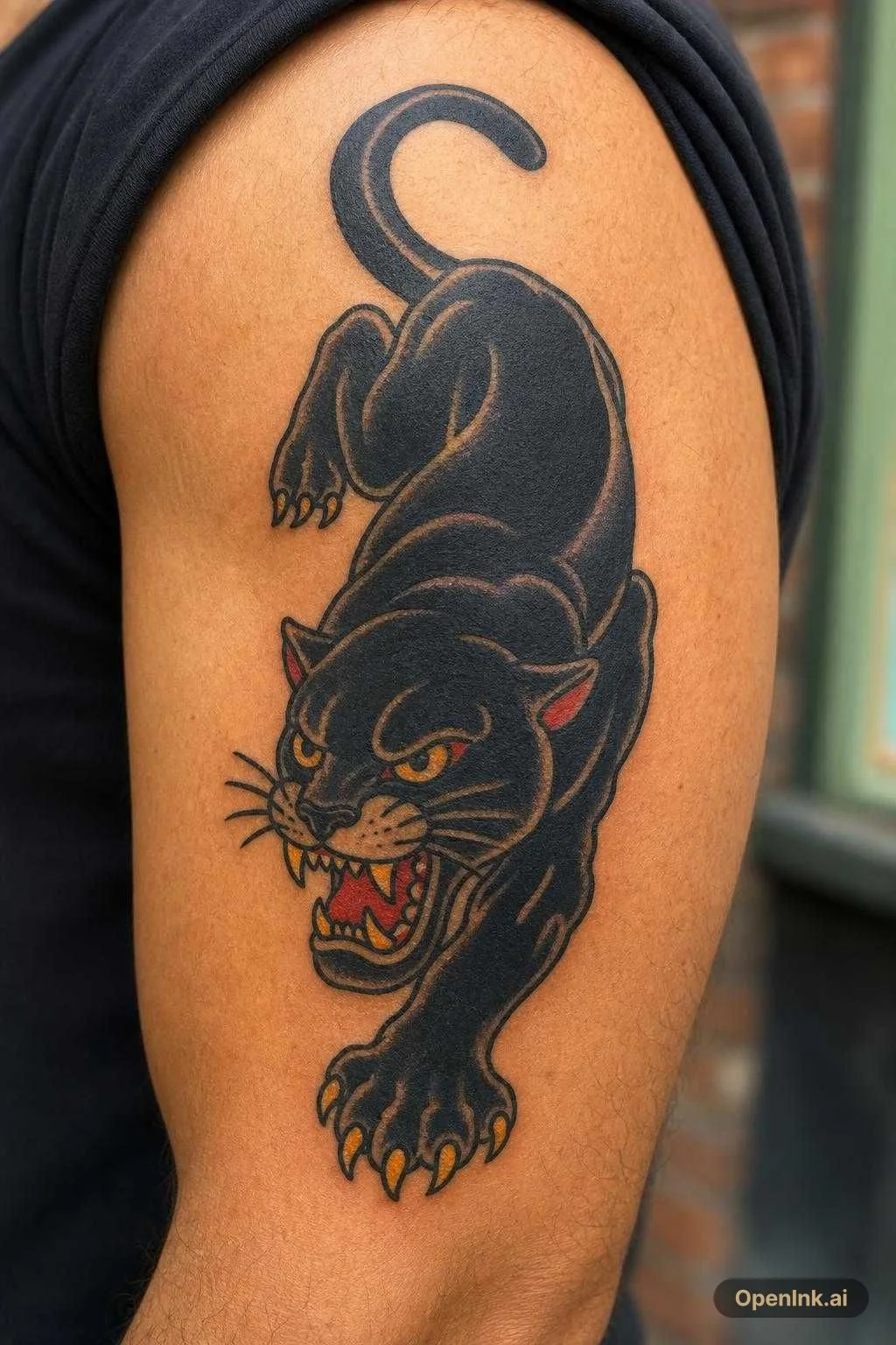 Cute But Feral black panther