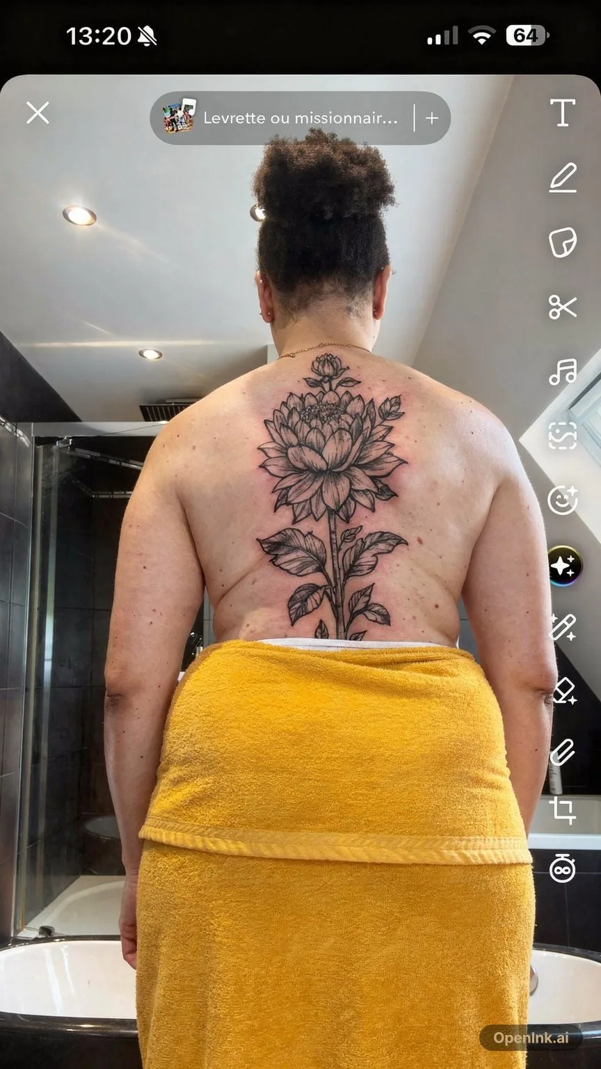 由圖片生成的紋身作品