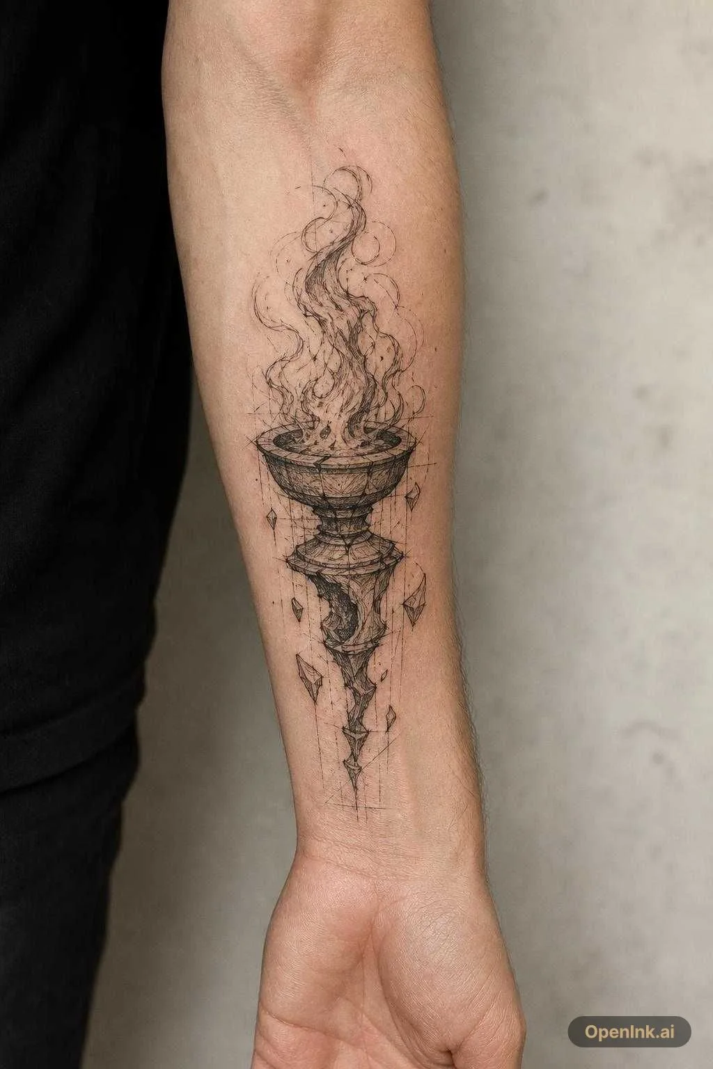 À partir d’un design de brasier antique flottant déjà existant, modifier...