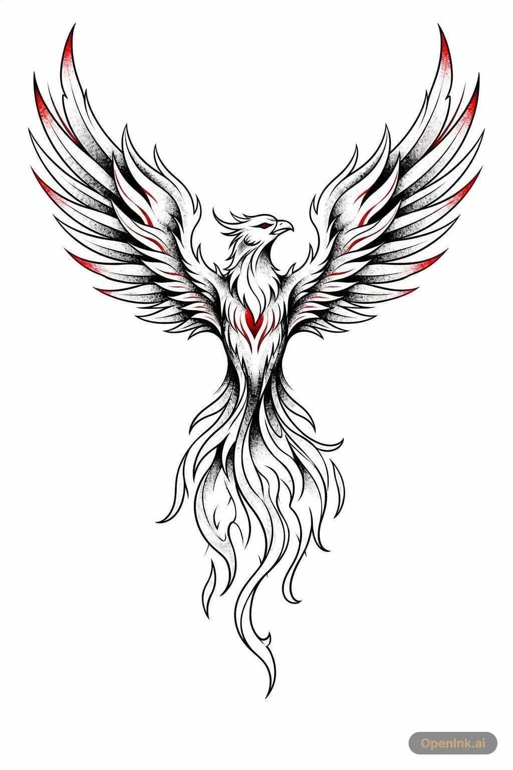 Plantilla de tatuaje extraída de una imagen