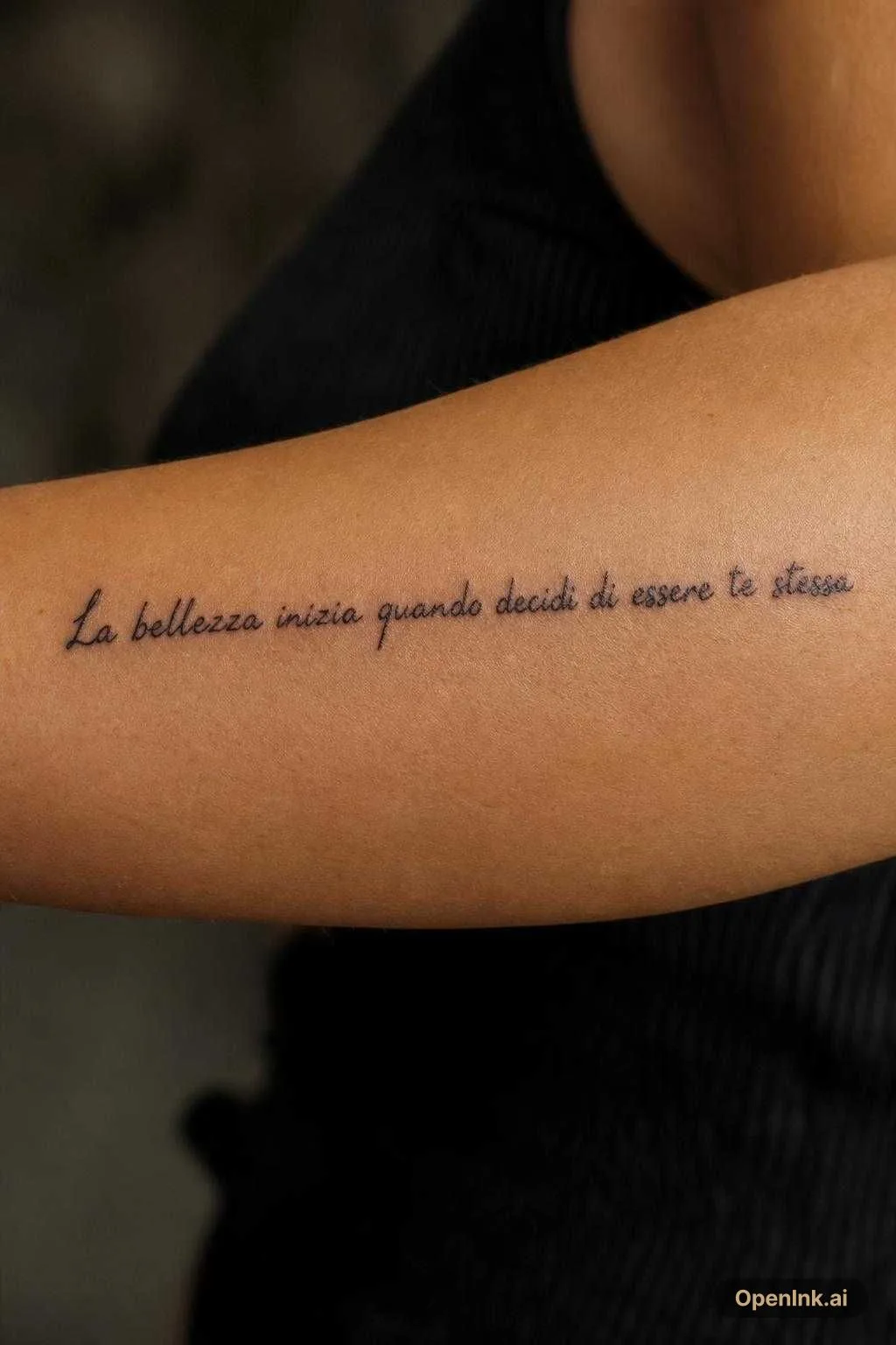 La bellezza inizia quando decidi di essere te stessa