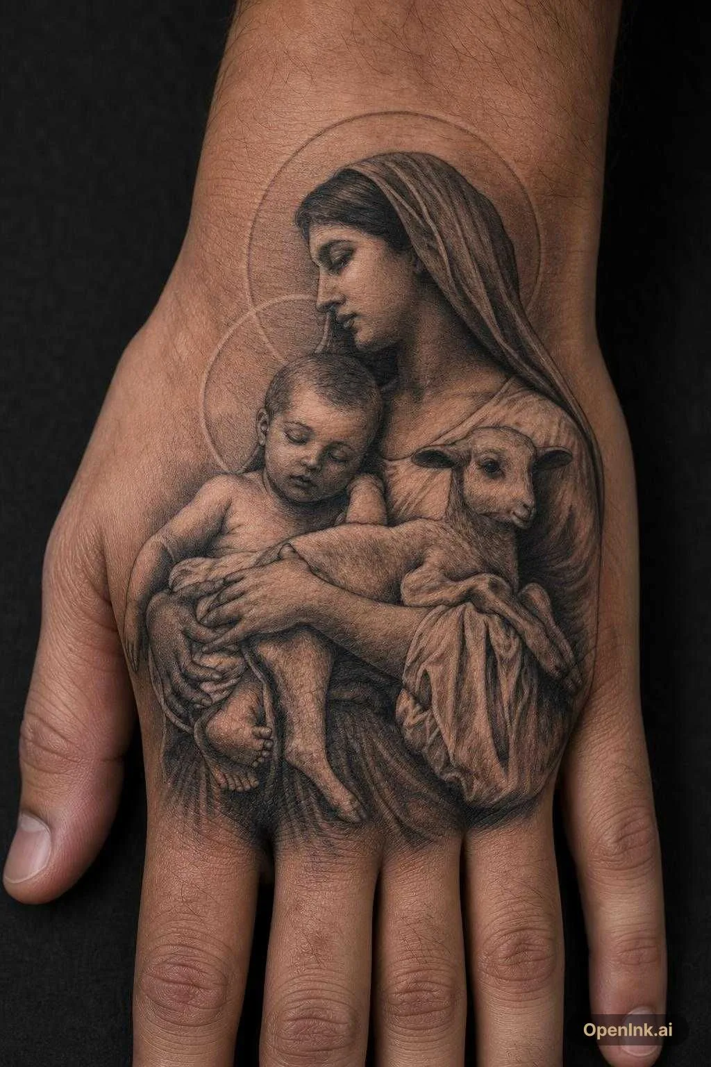 Aus einem Bild generiertes Tattoo