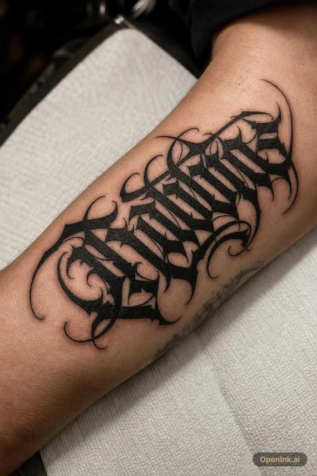 Aus einem Bild generiertes Tattoo