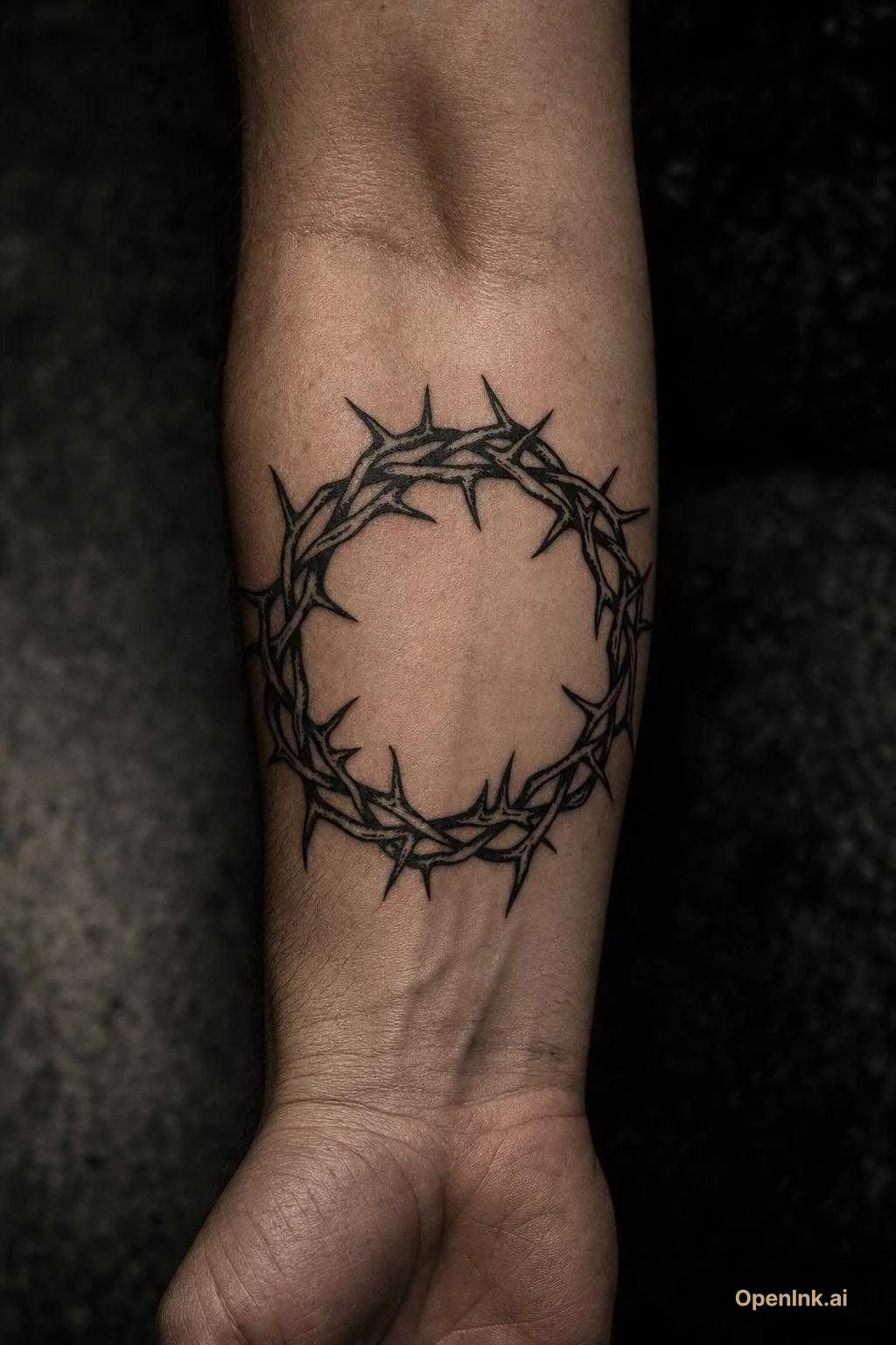 Aus einem Bild generiertes Tattoo