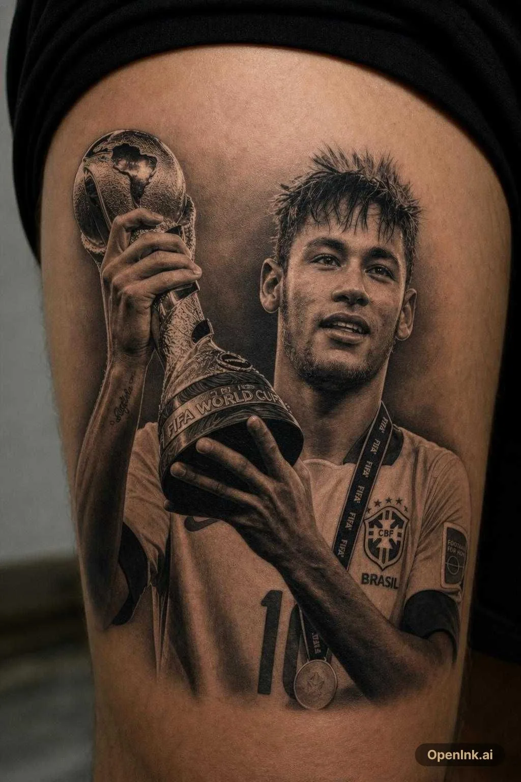 Aus einem Bild generiertes Tattoo