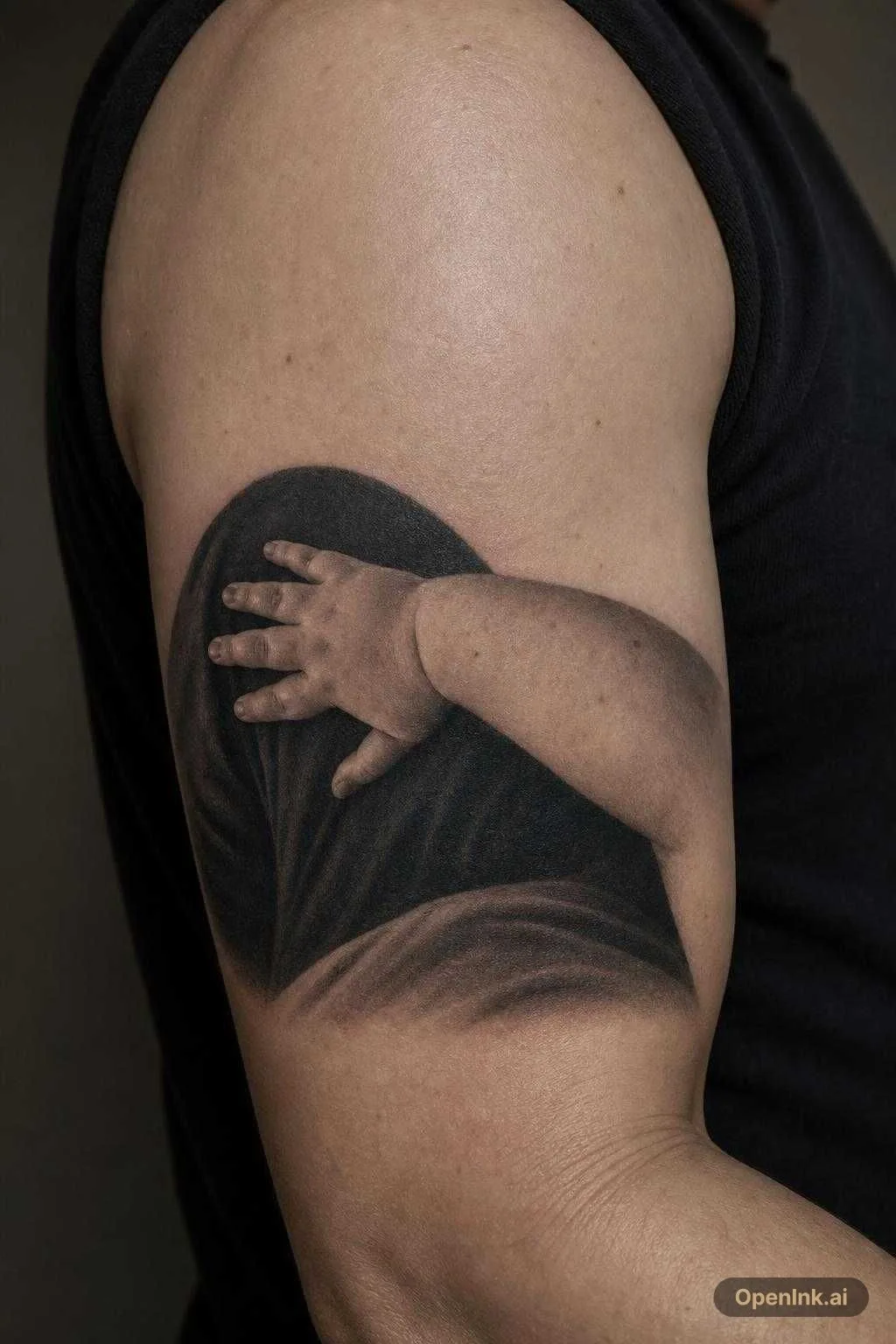 Aus einem Bild generiertes Tattoo