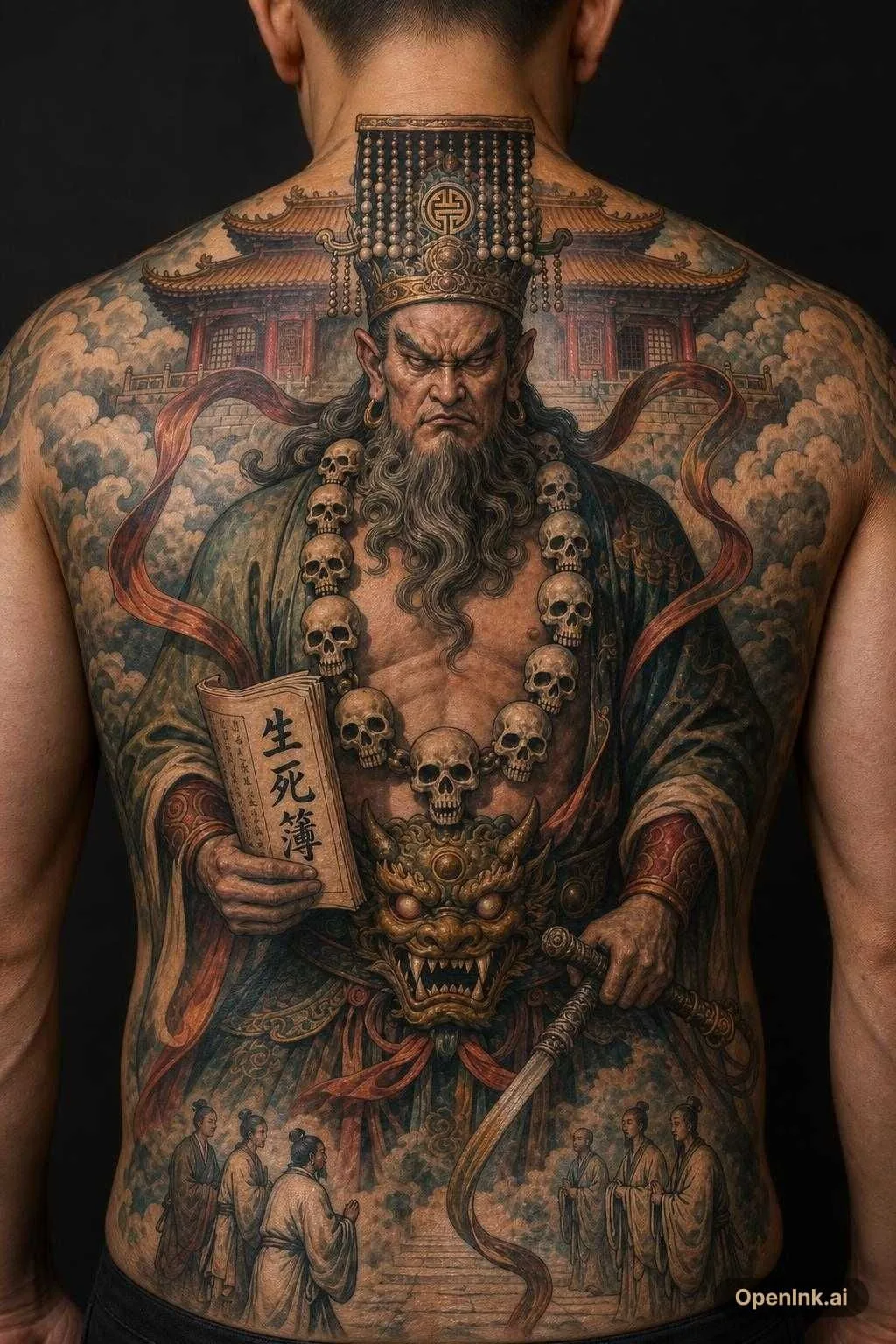 Aus einem Bild generiertes Tattoo