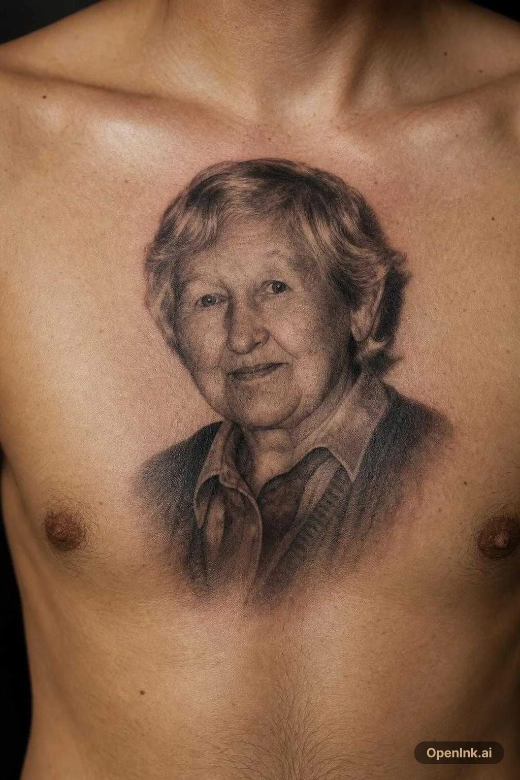 Aus einem Bild generiertes Tattoo