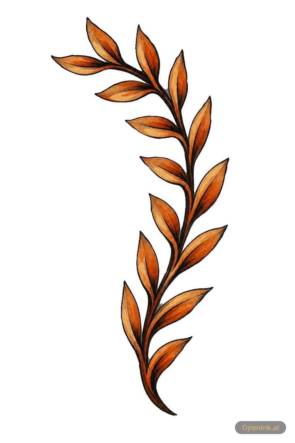 Plantilla de tatuaje extraída de una imagen