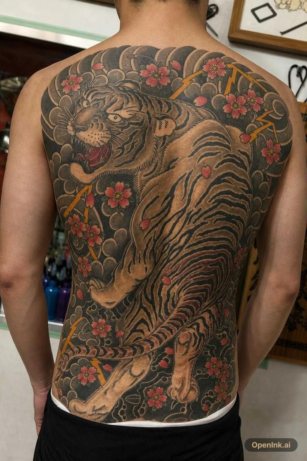 이미지로 생성한 타투 작품