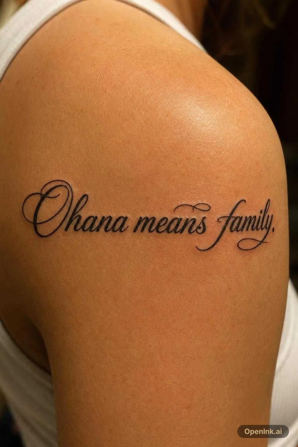 Ohana means family.