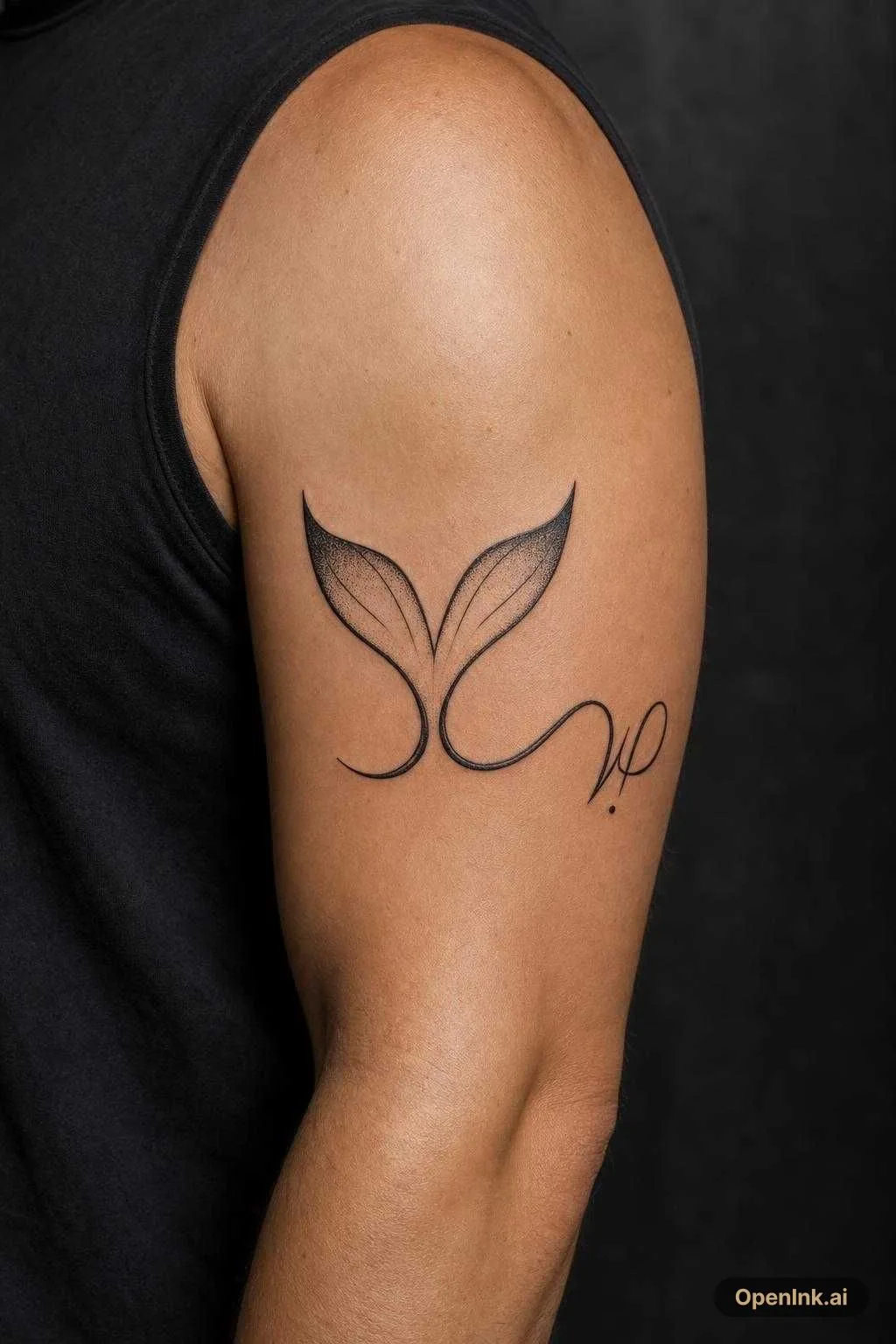 Aus einem Bild generiertes Tattoo
