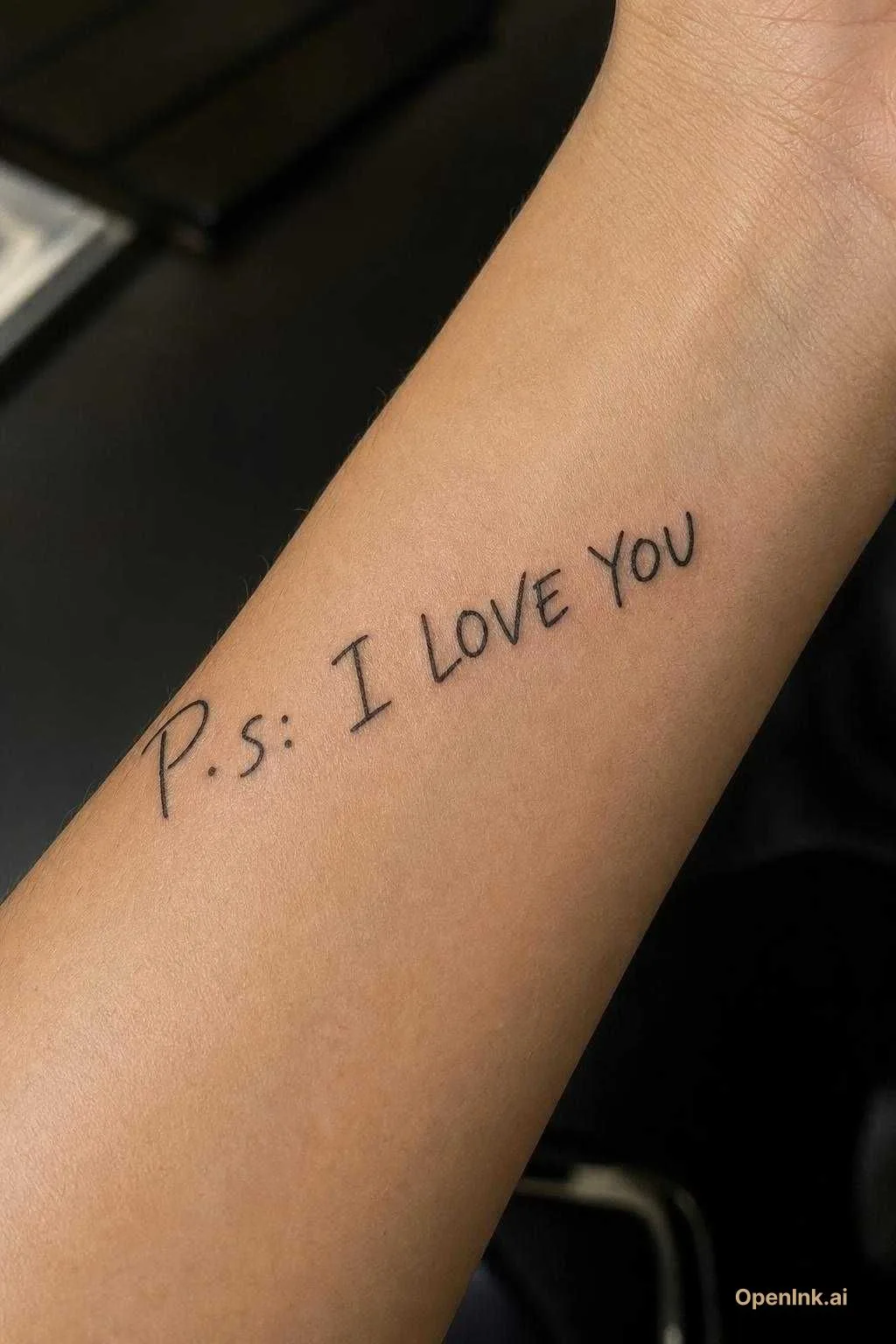 P.s: I LOVE YOU