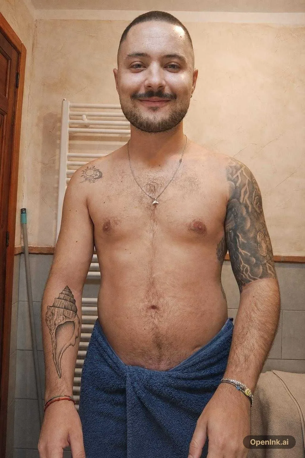 Previsualización de tatuaje sobre piel