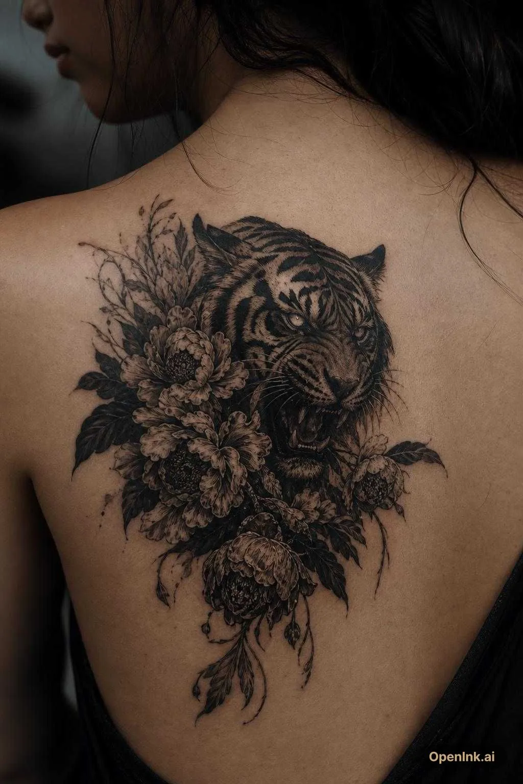 I want thick black lines, but very minimal design, feminine designs, flow...