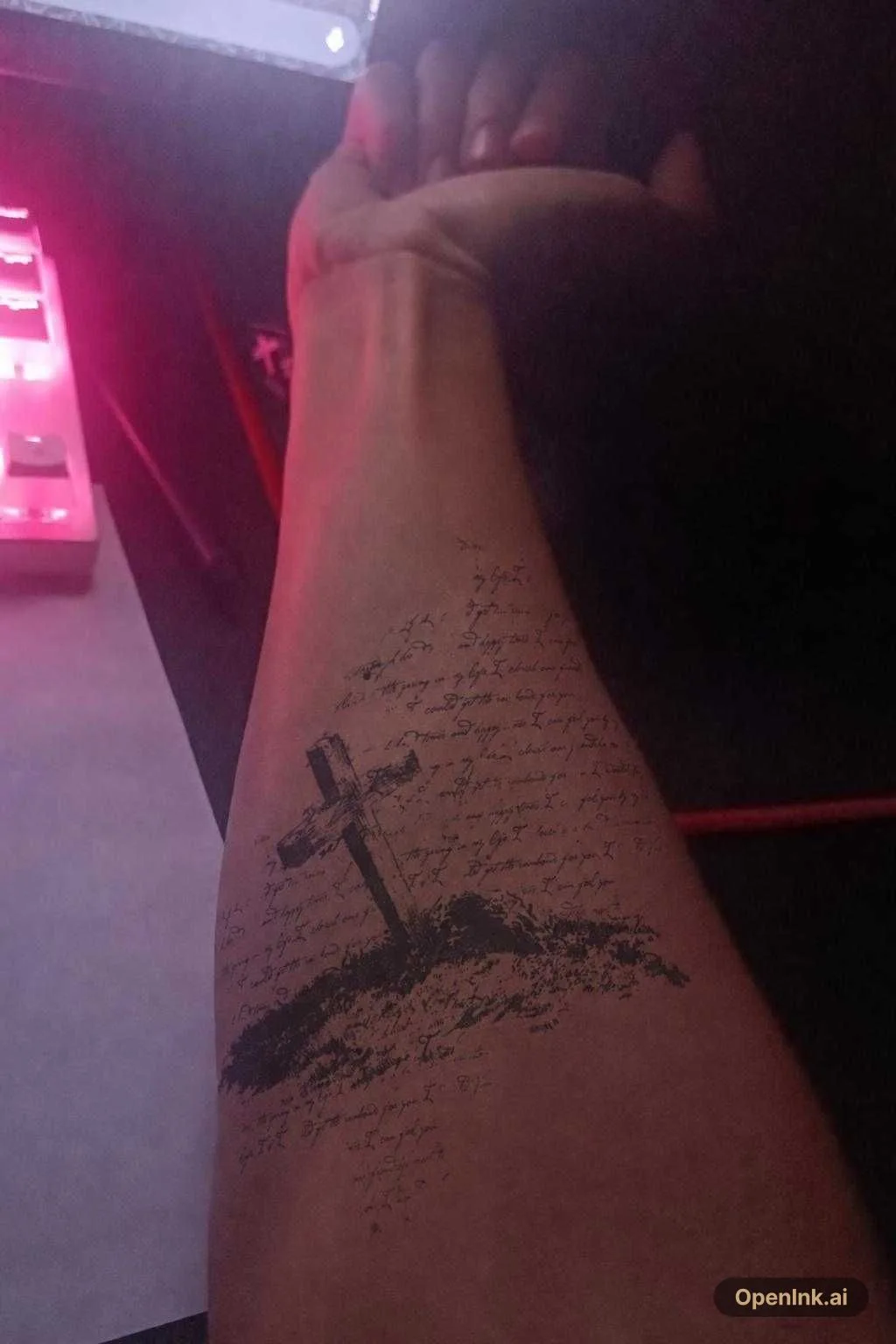 Prévisualisation du tatouage sur peau