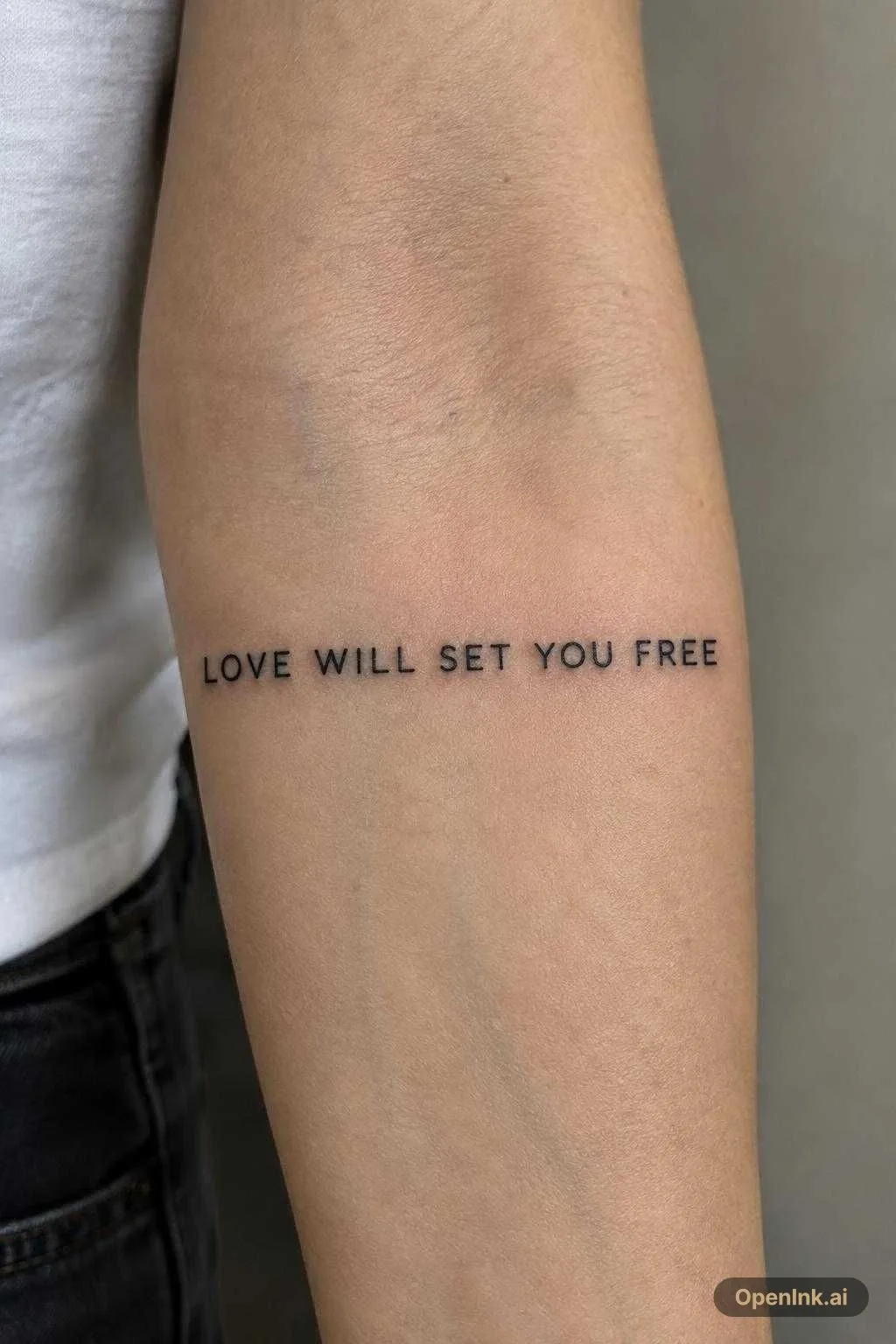 LOVE WILL SET YOU FREE