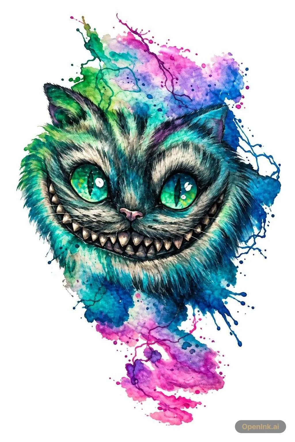 由图片提取的纹身线稿