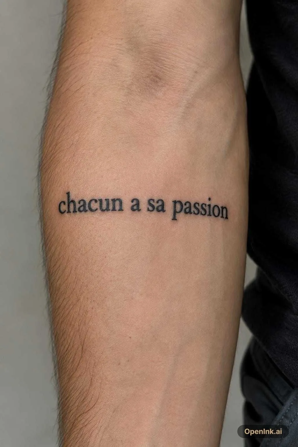 chacun a sa passion