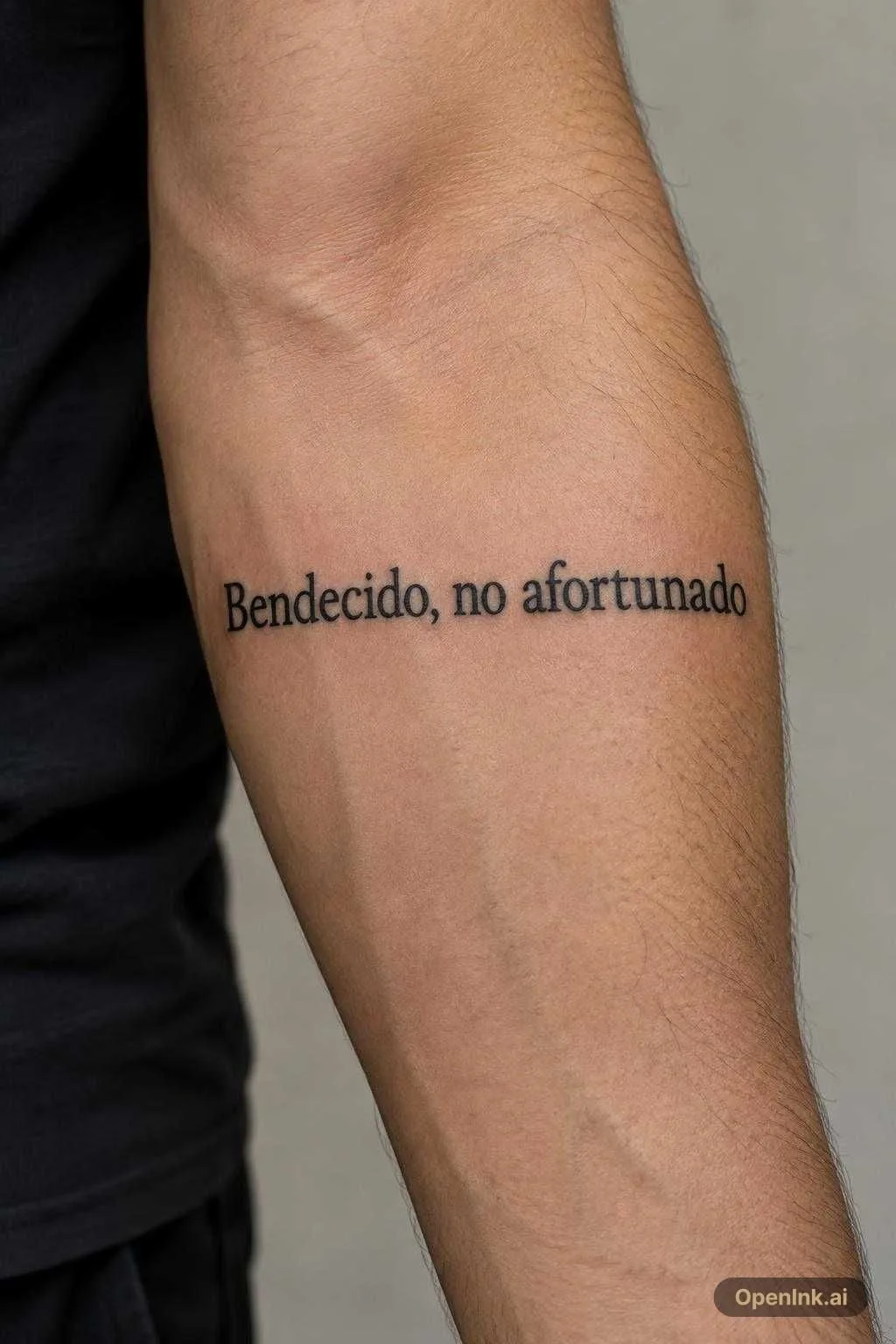 Bendecido, no afortunado