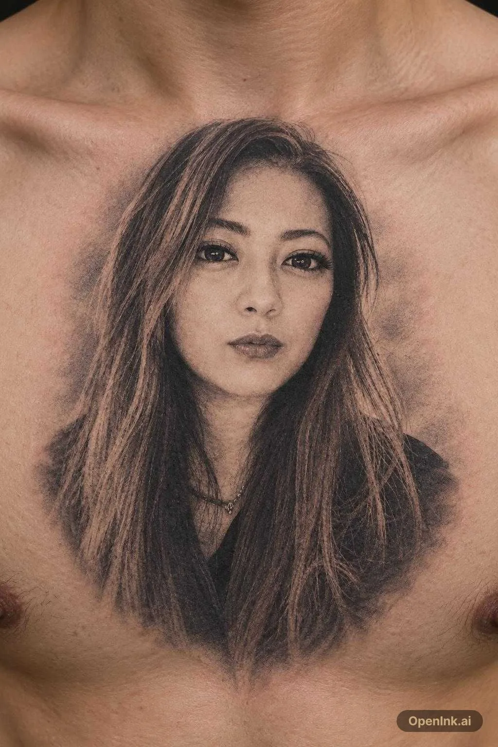 Aus einem Bild generiertes Tattoo