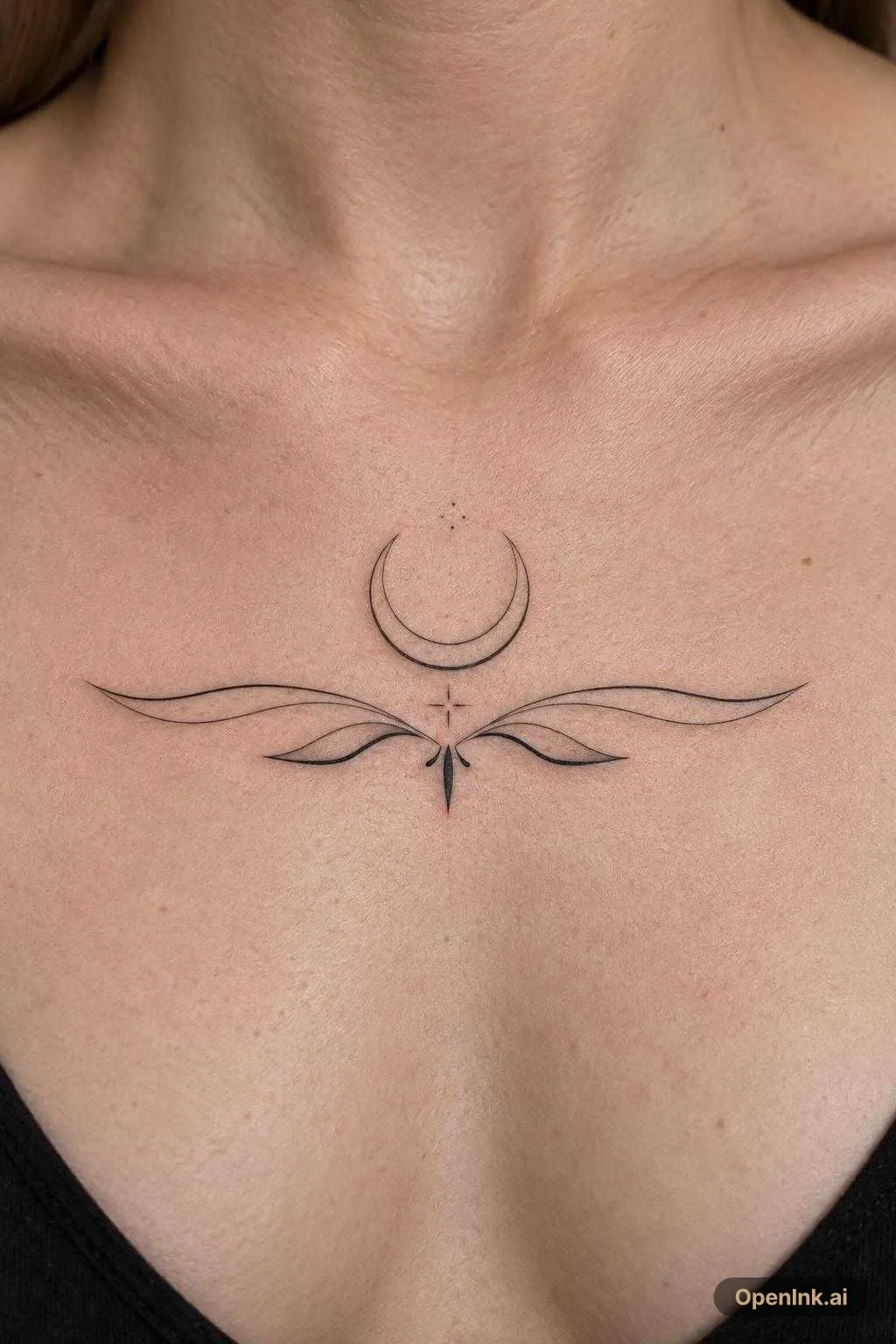 Aus einem Bild generiertes Tattoo