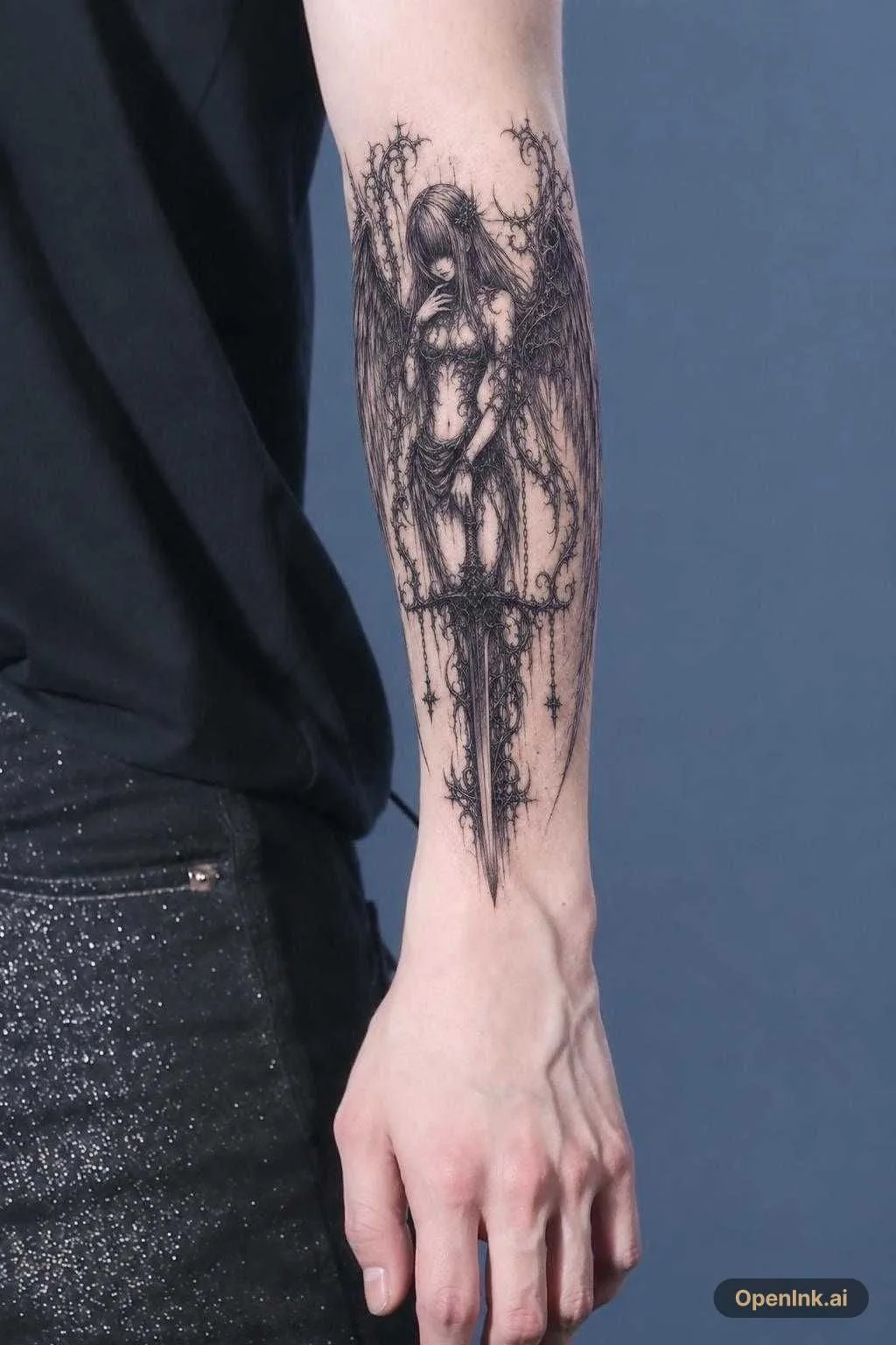 纹身上身预览作品