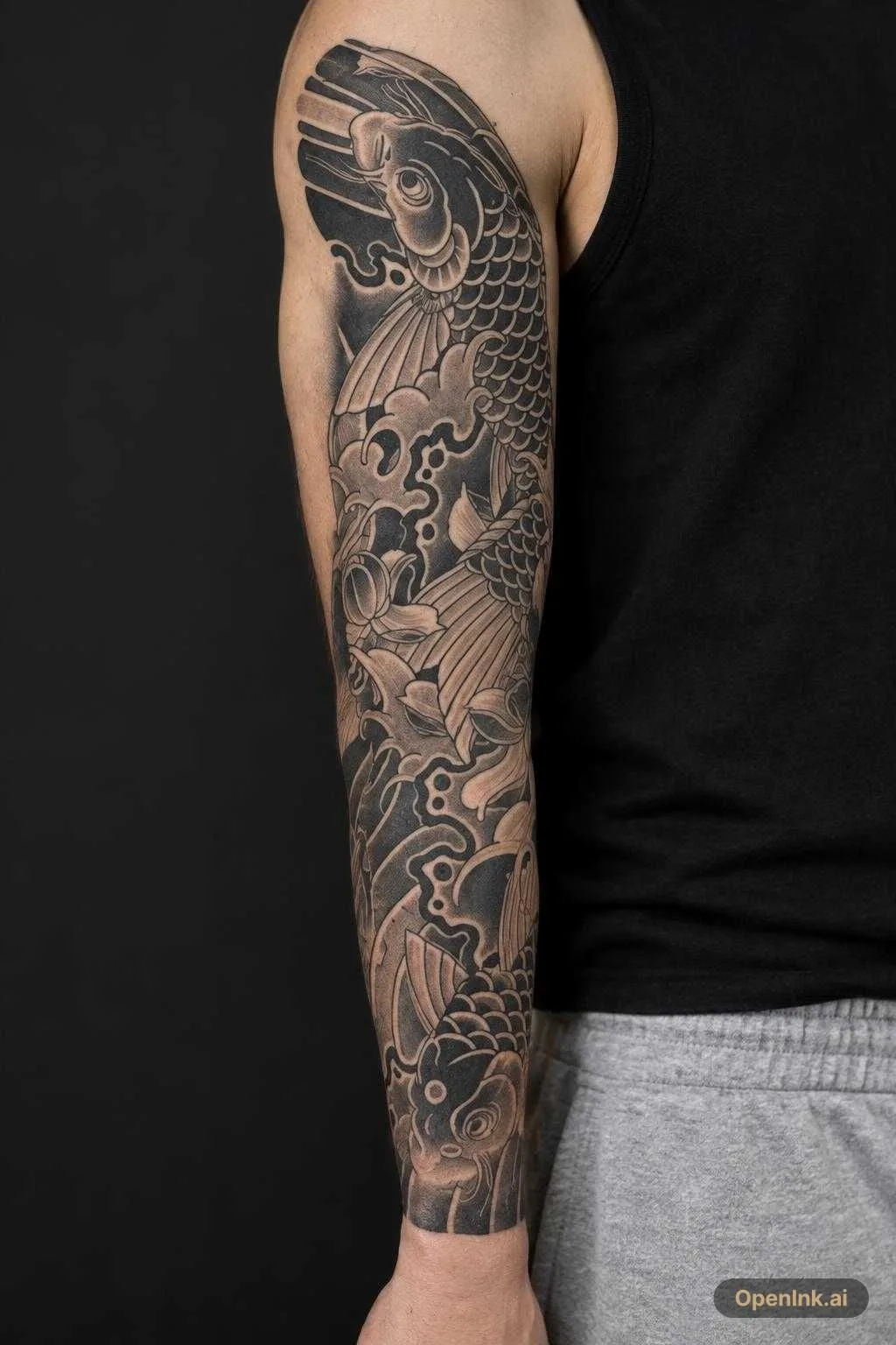 Aus einem Bild generiertes Tattoo