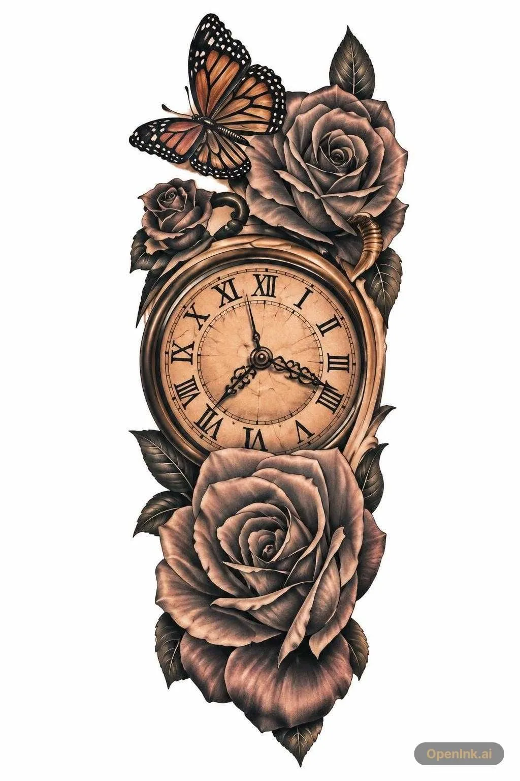 Plantilla de tatuaje extraída de una imagen