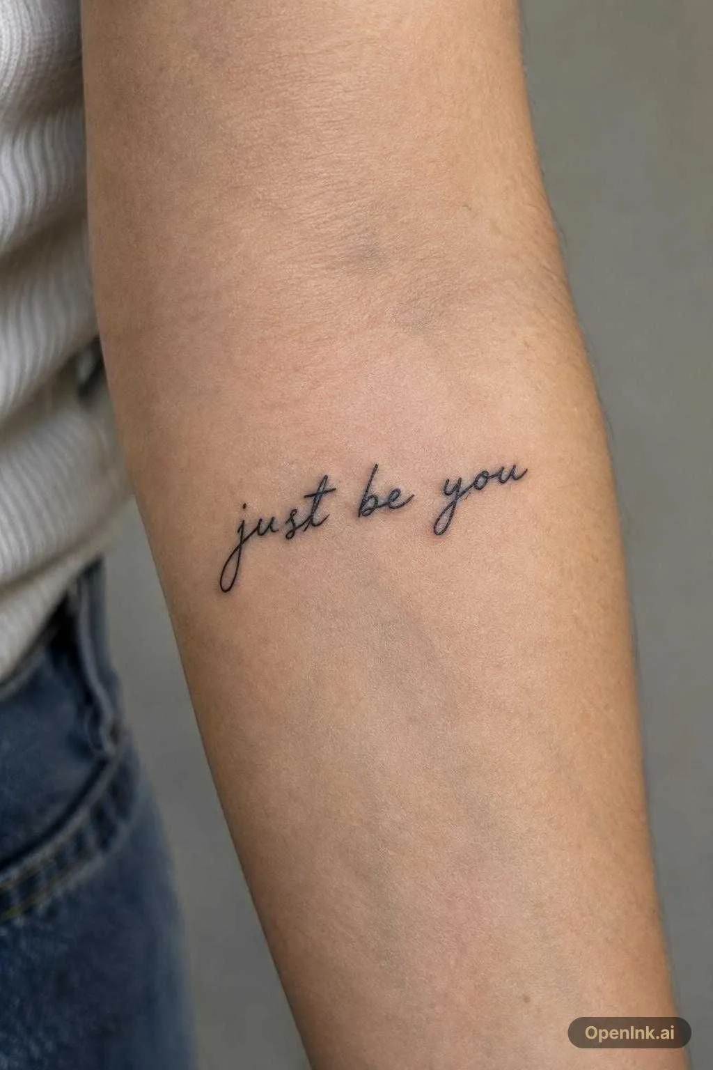 just be you