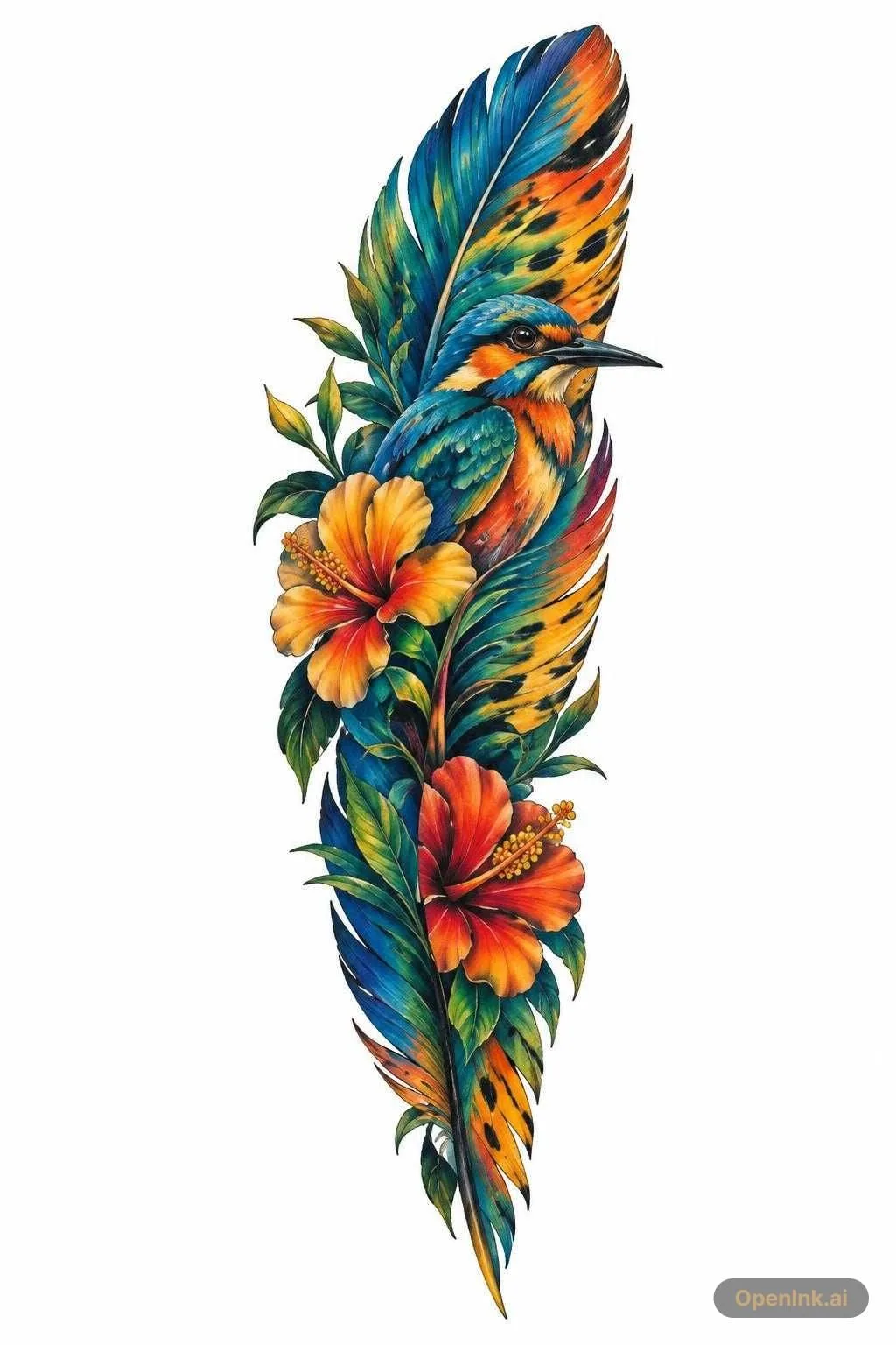 Plantilla de tatuaje extraída de una imagen