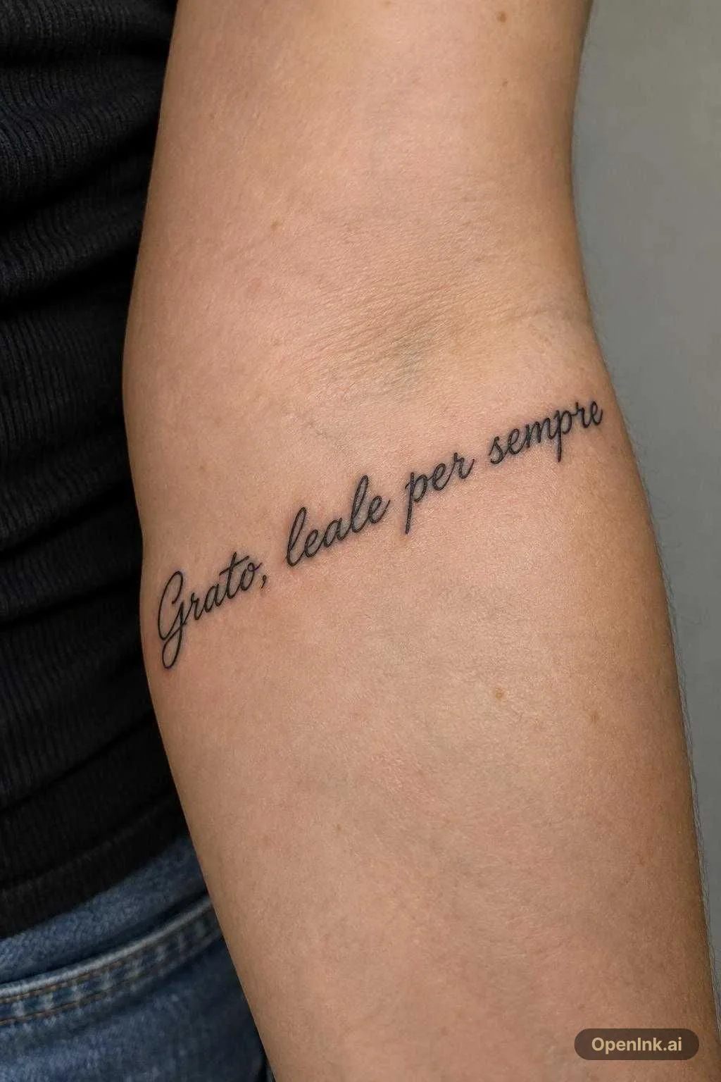 Grato, leale per sempre