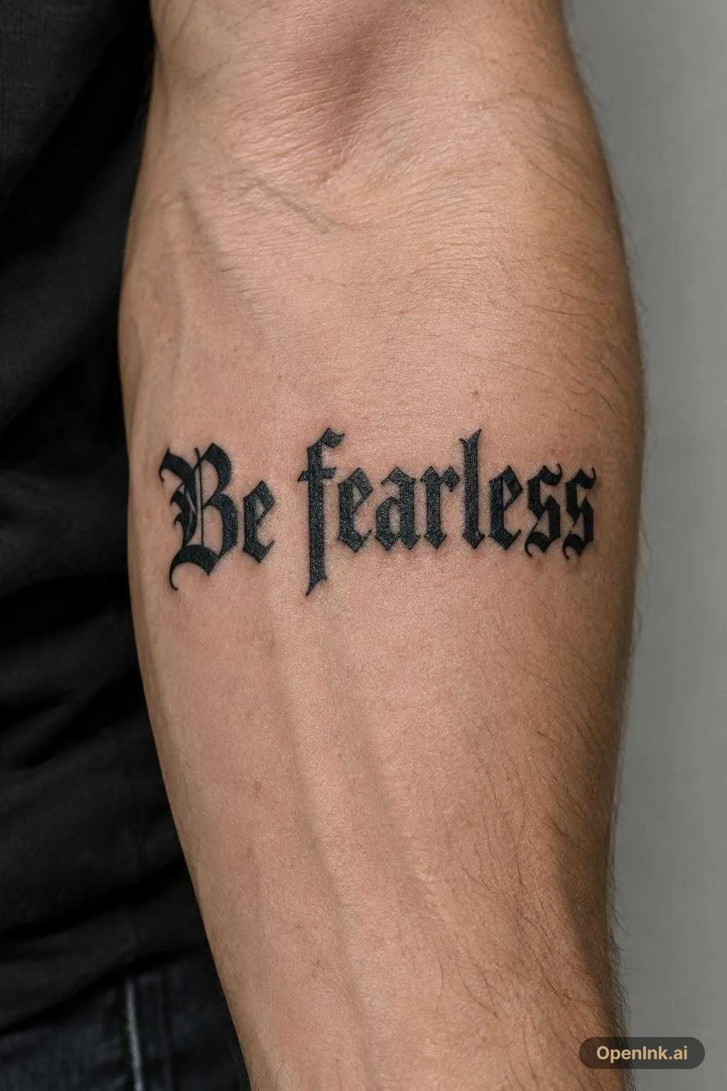 Be fearless