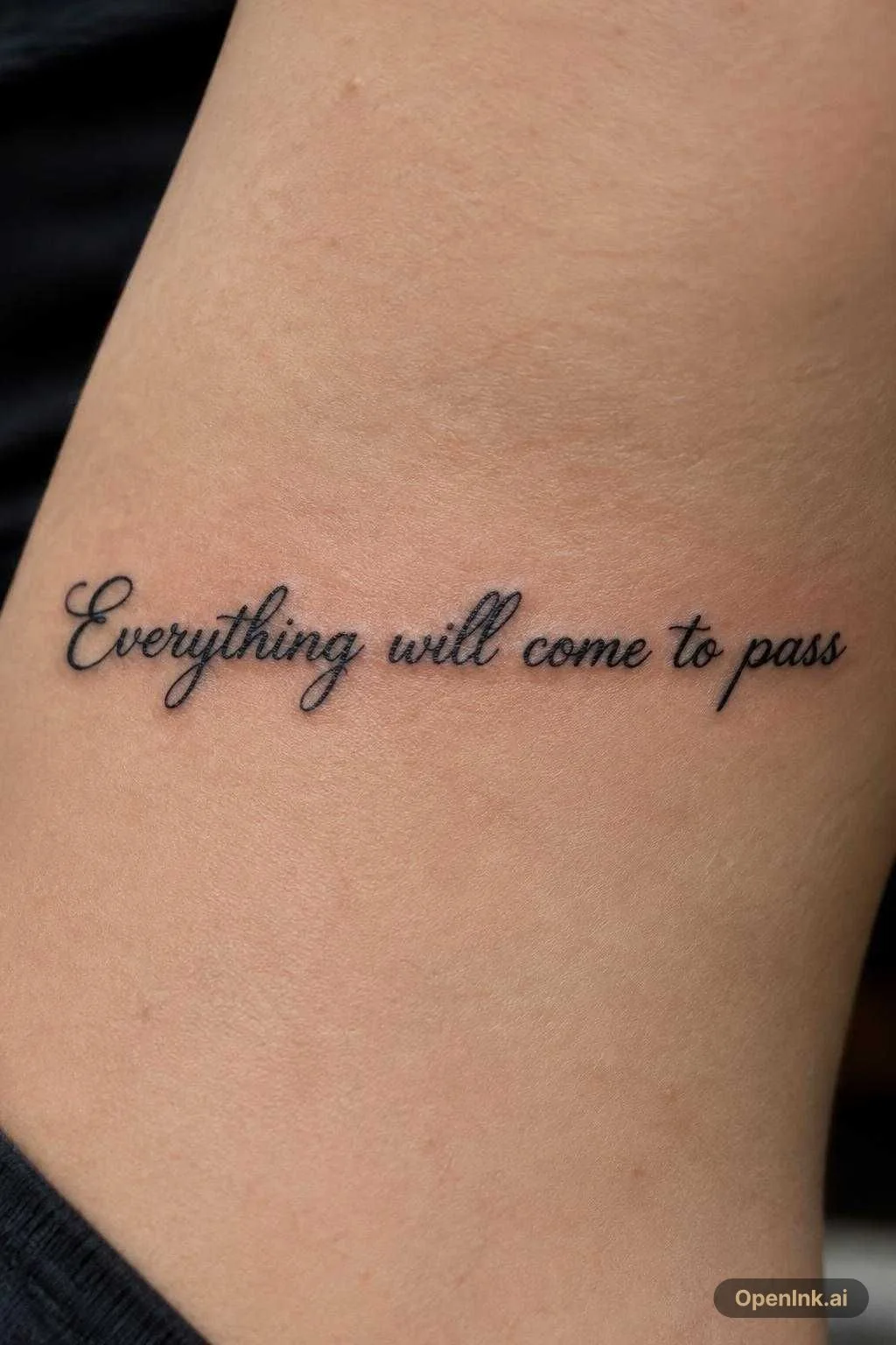 Everything will come to pass