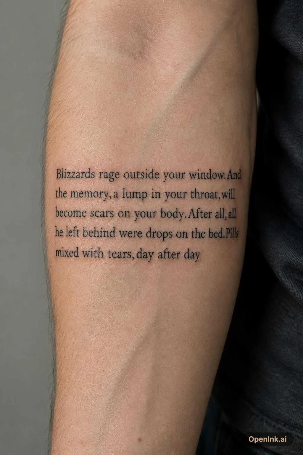 Blizzards rage outside your window.And the memory,a lump in your throat,w...