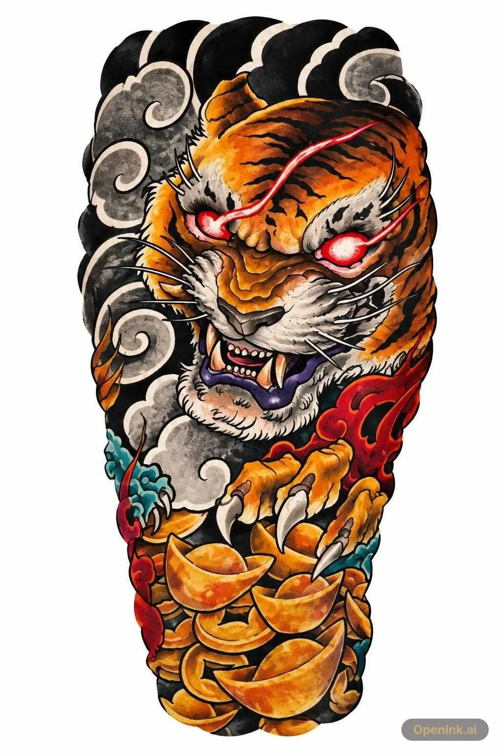 Tattoo stencil extracted from an image