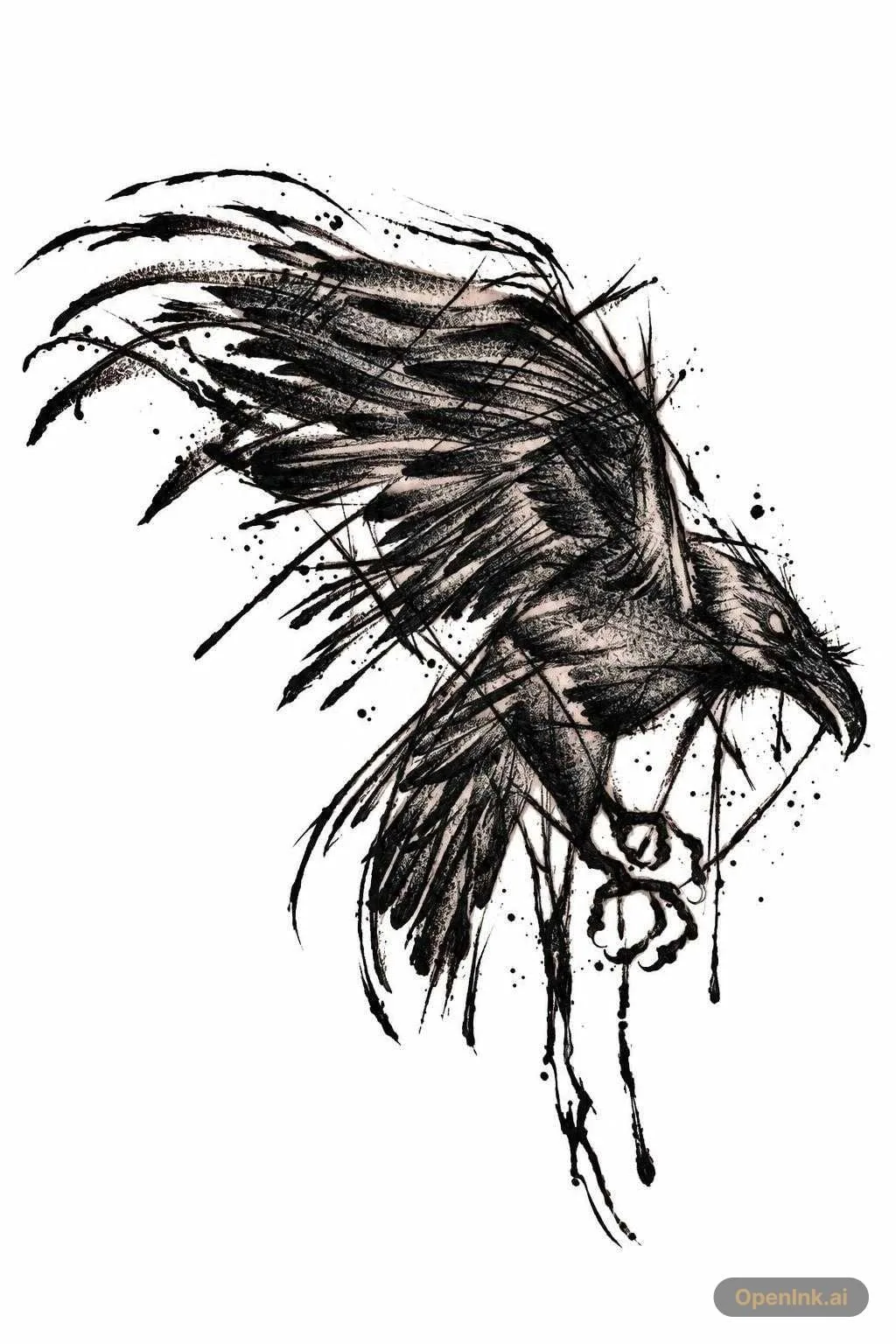 Plantilla de tatuaje extraída de una imagen