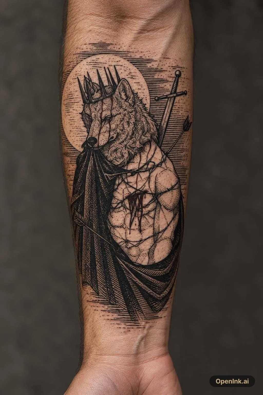 Tattoo generated from an image