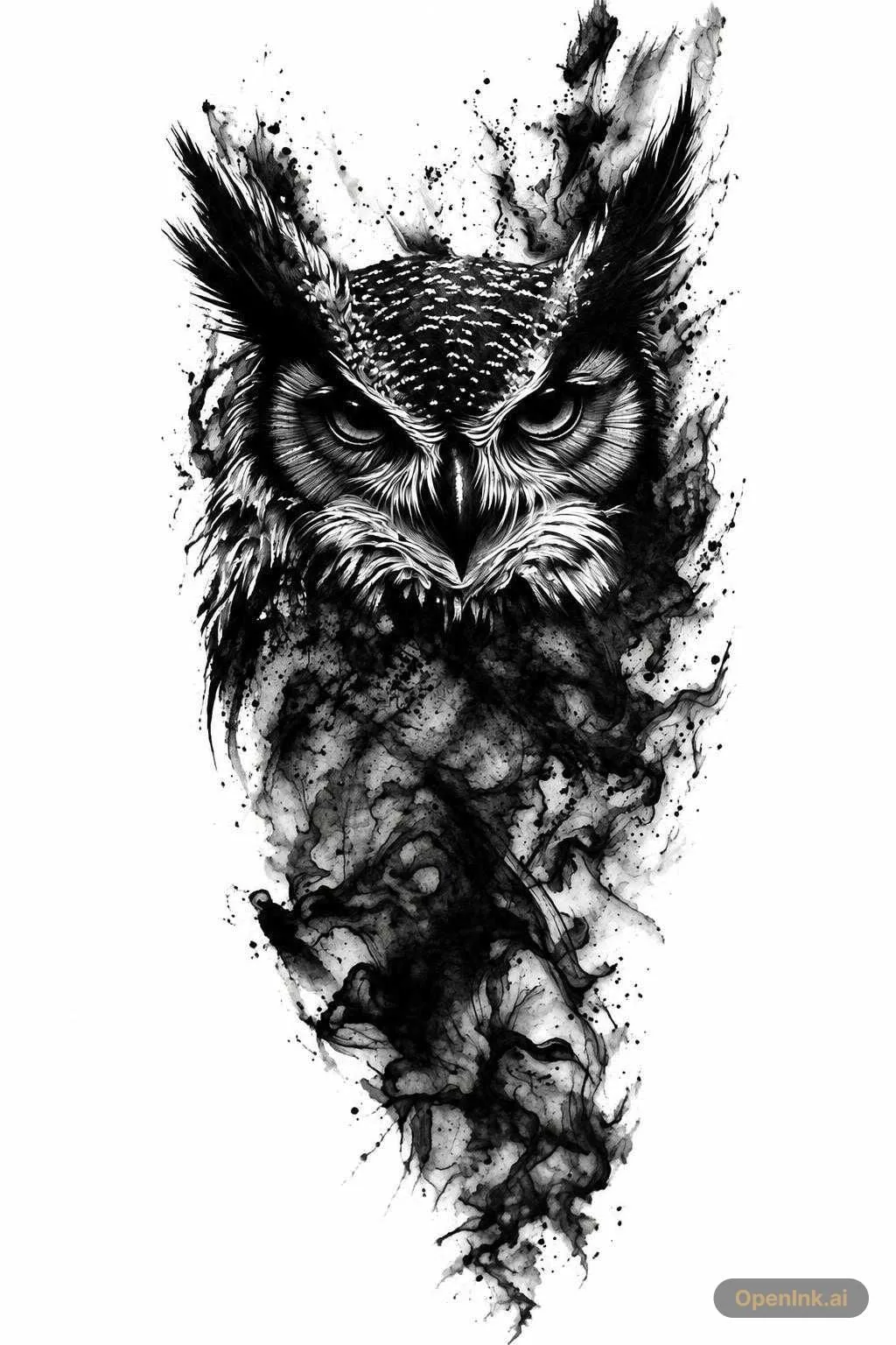 Tattoo stencil extracted from an image