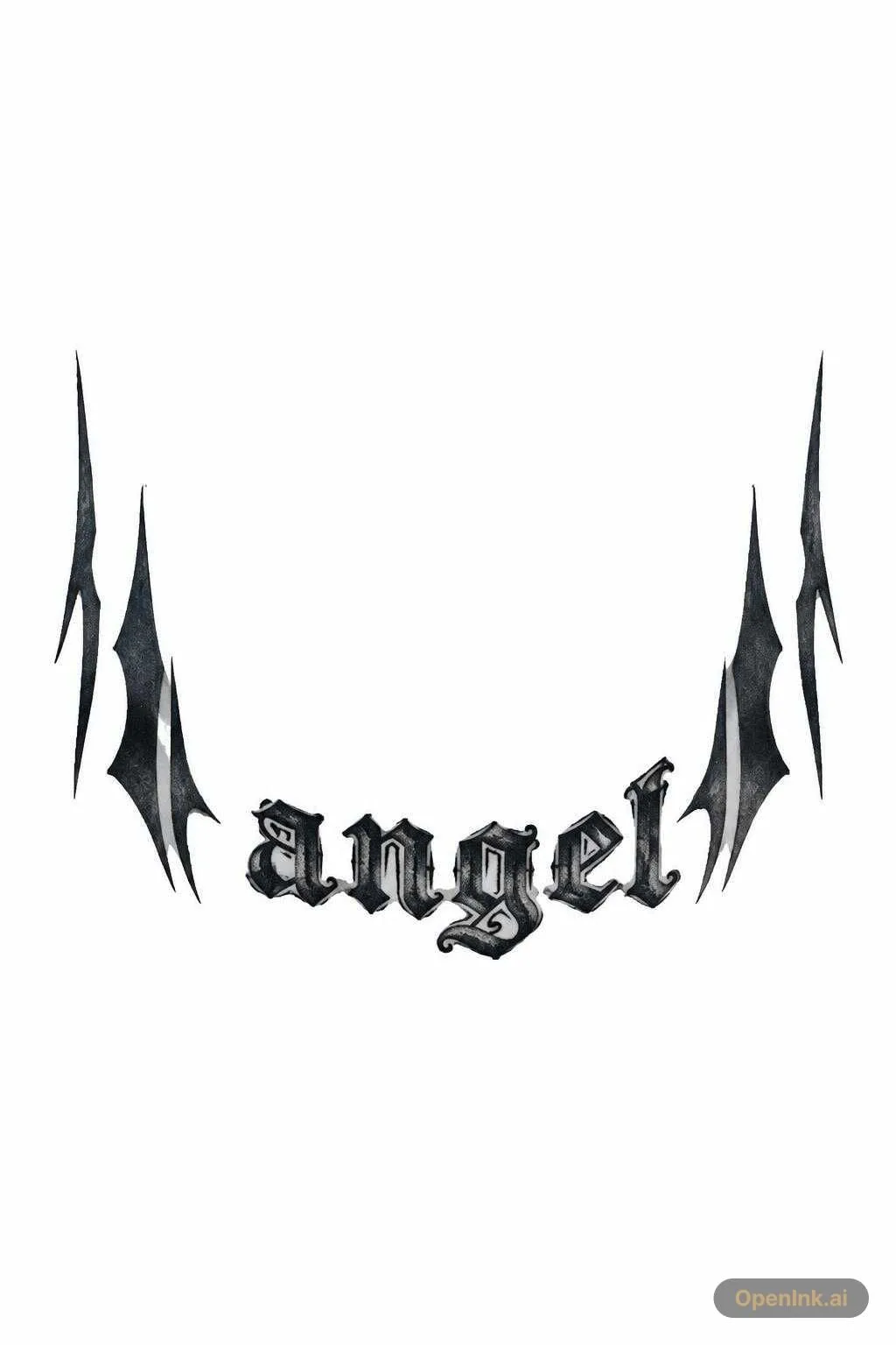 Tattoo stencil extracted from an image
