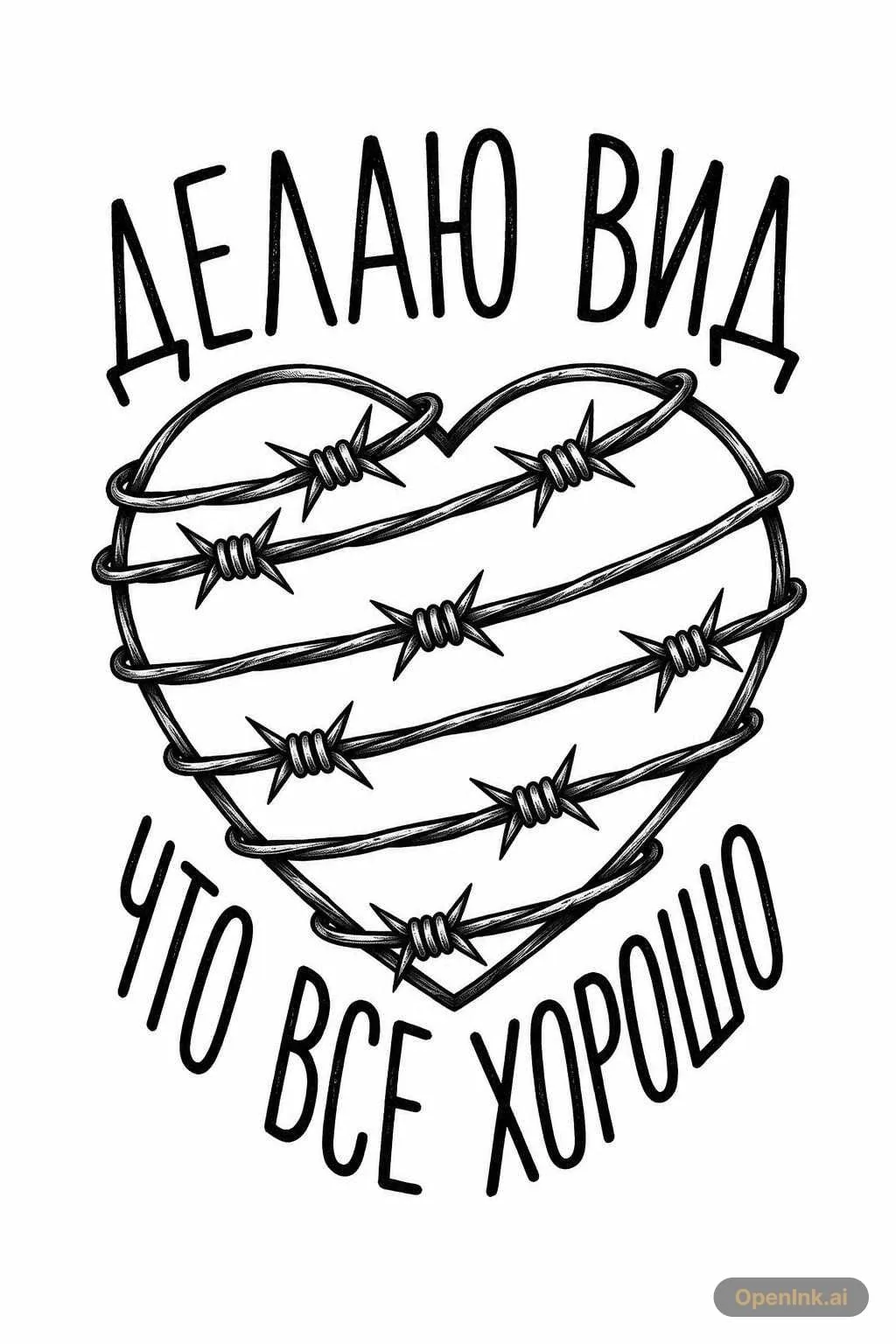 Tattoo stencil extracted from an image