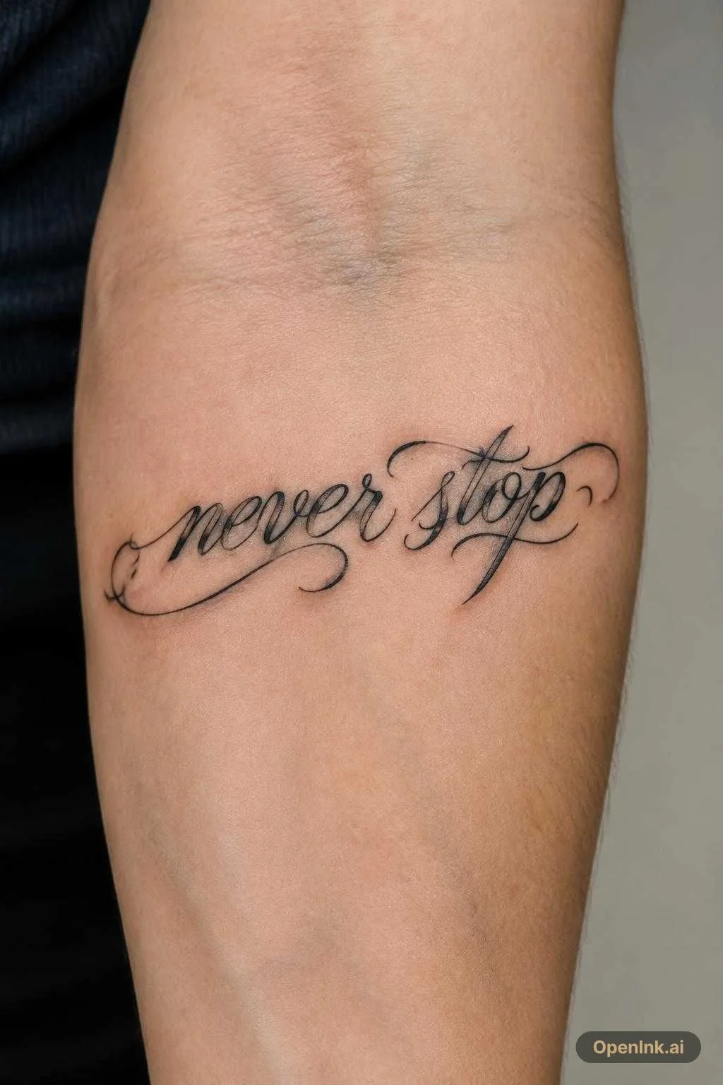 never stop