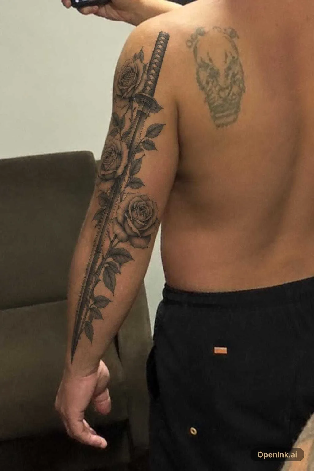 Tattoo try-on preview