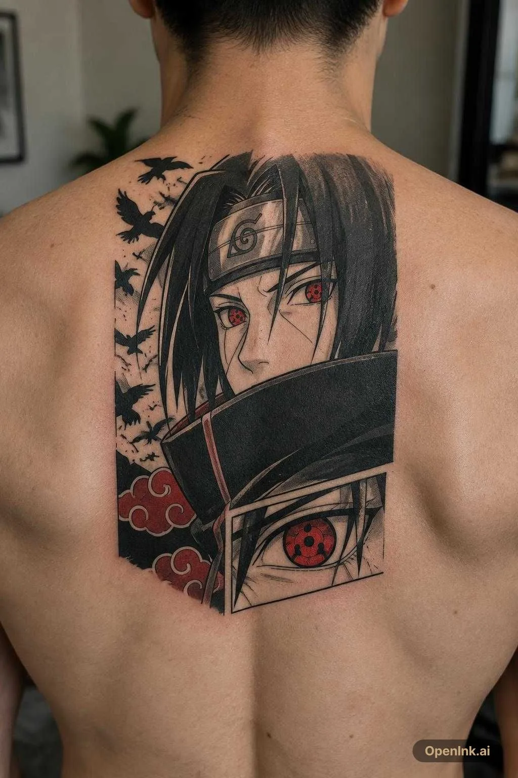 Itatchi panel with sharingan