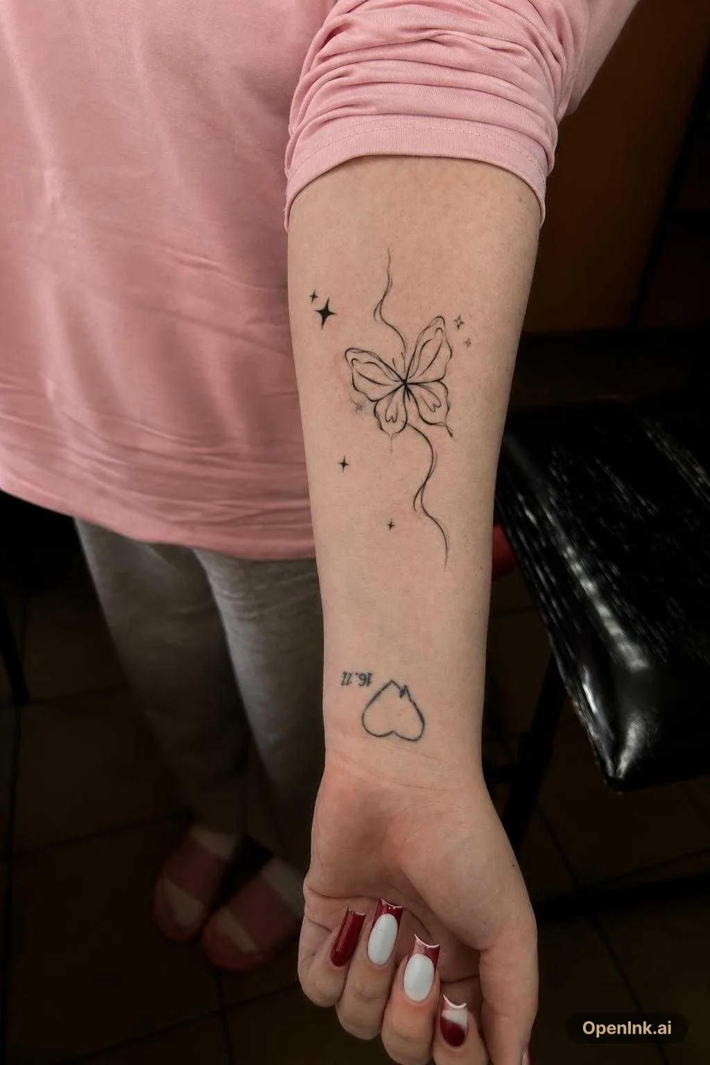 Tattoo try-on preview